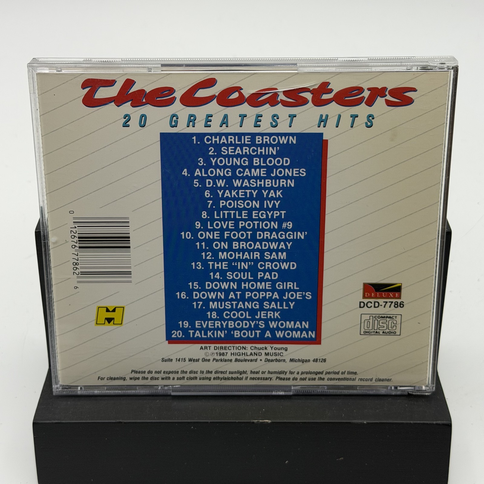 The Coasters - 20 Greatest Hits CD - Classic Doo-Wop R&B Rock & Roll Compilation