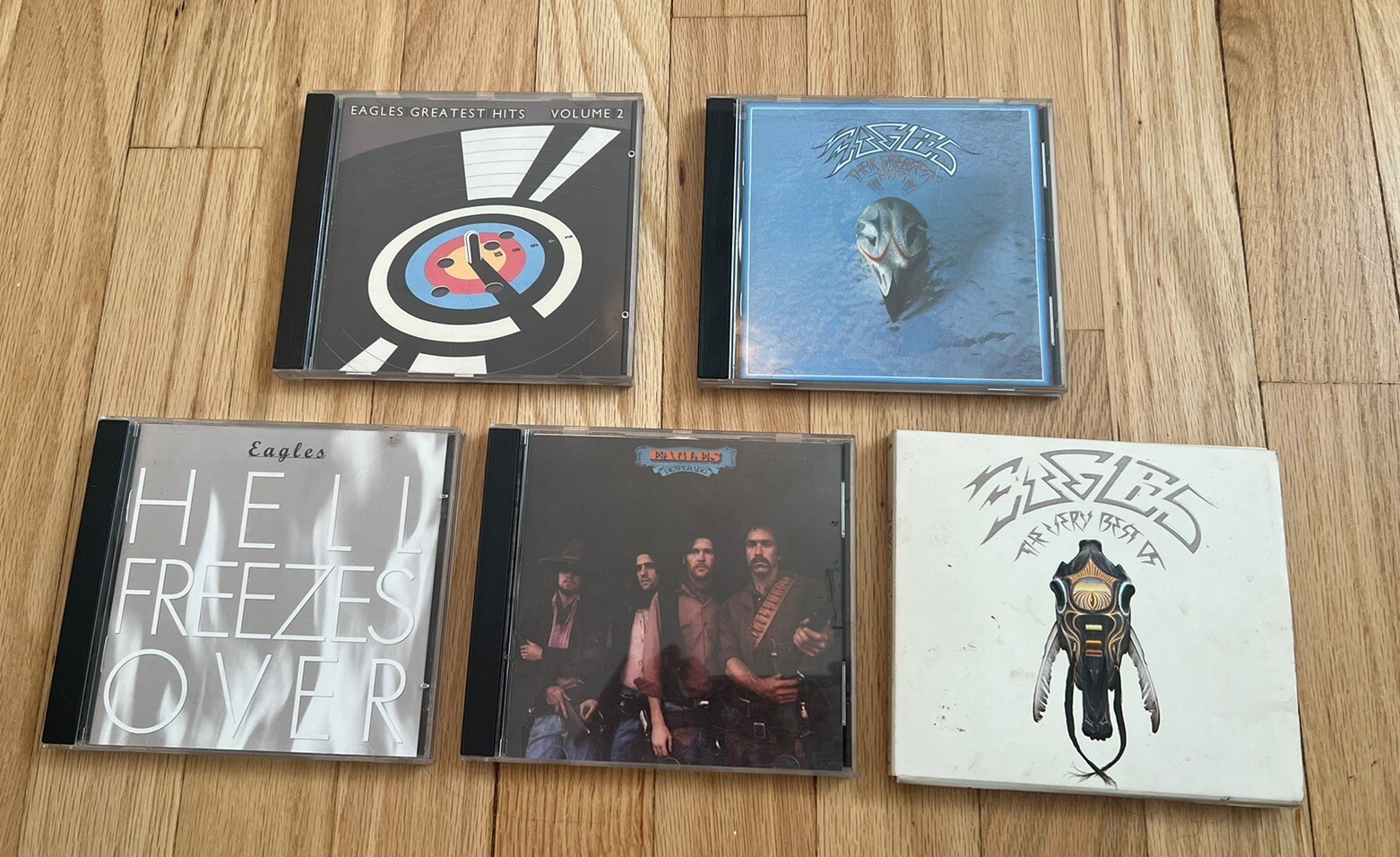 The Eagles 6 Disc CD Lot Greatest Hits Hell Freezes Over Desperado Very Best Of