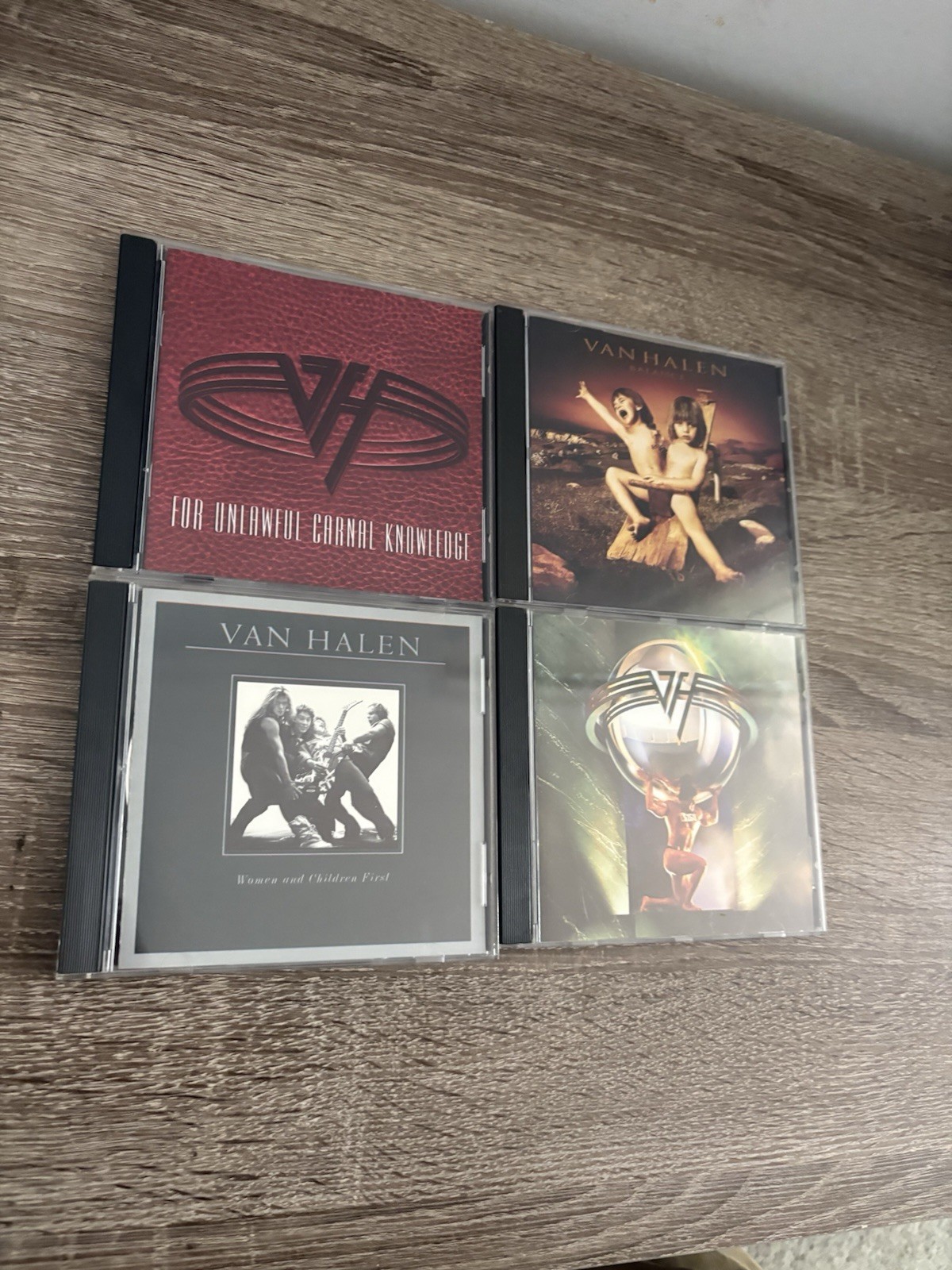 Van Halen 4 CD Lot - Balance, 5150, Carnal Knowledge, Women And Children First