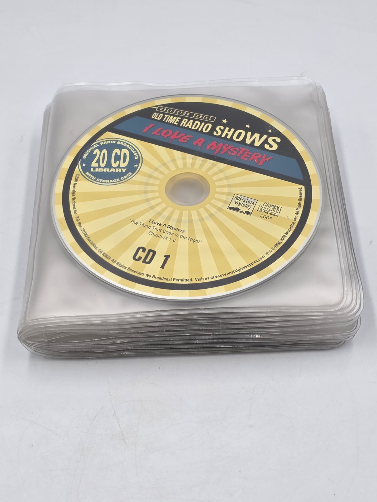 I Love A Mystery: Old Time Radio Shows - 20 Hours of Radio 20 CD's - Bonus DVD