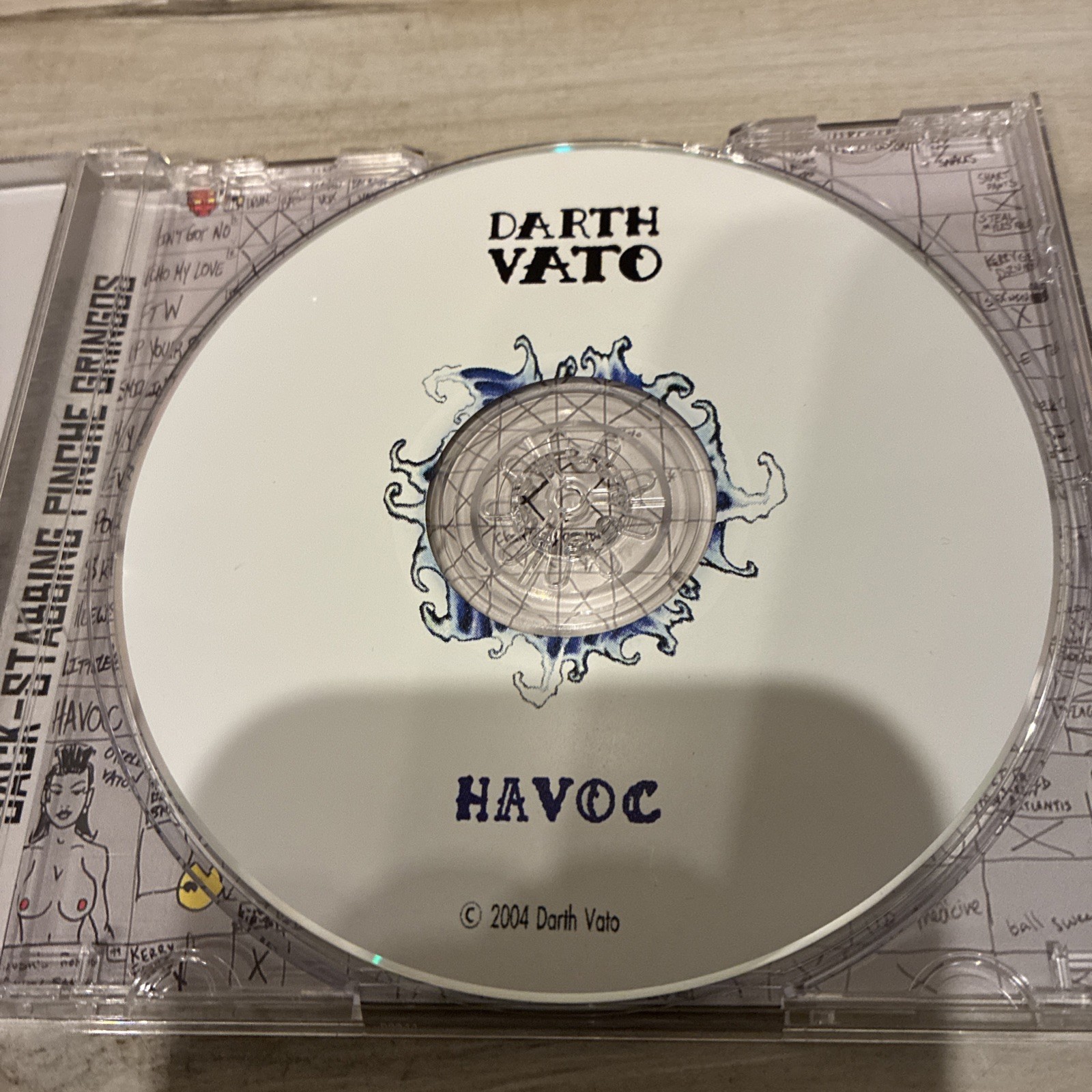 Darth Vato Havoc CD 2004 Punk Rock Ska Reggae RARE OOP Fort Worth Texas