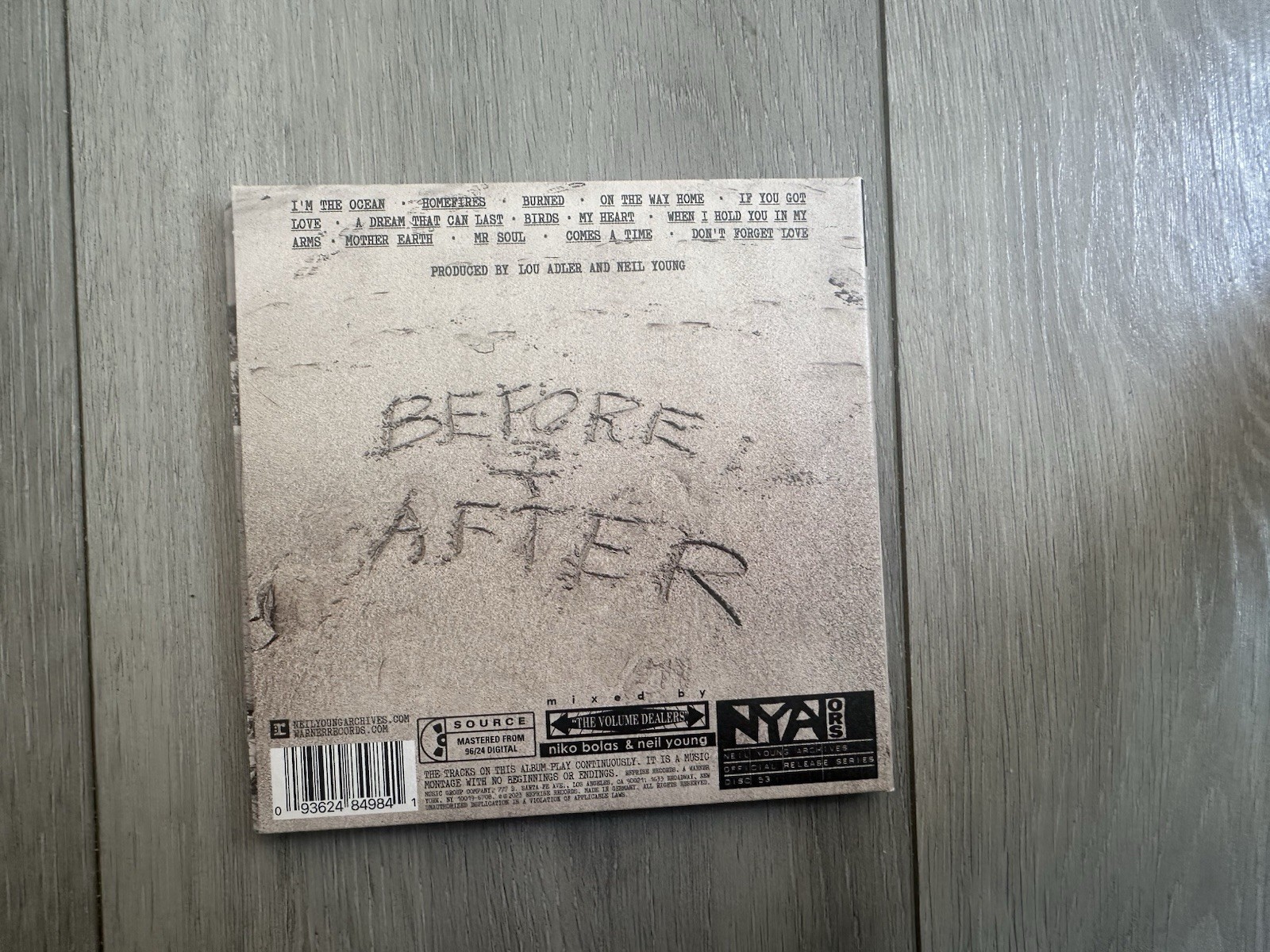 Neil Young - Before and After - CD Album