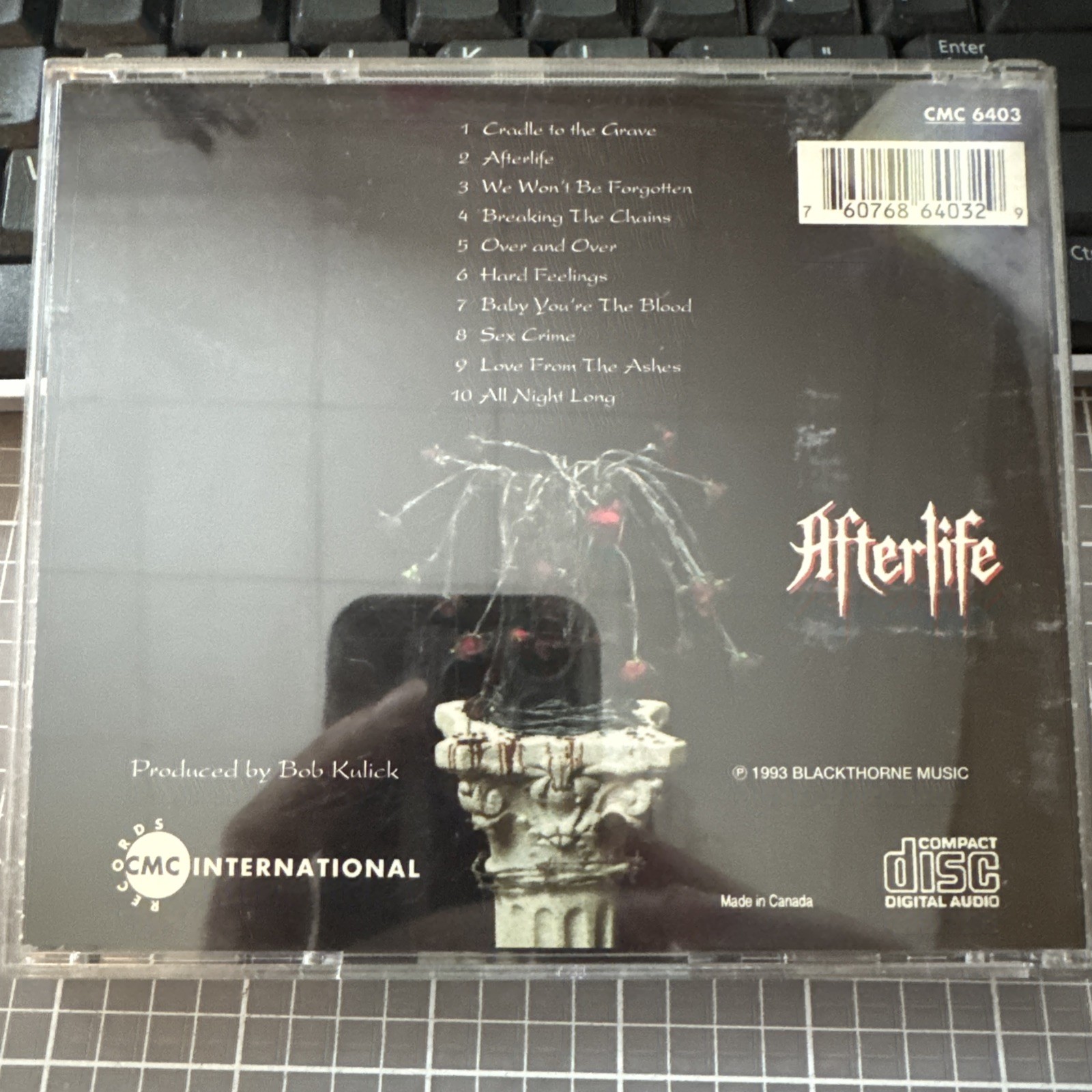 Blackthorne – Afterlife 1993 CD - Cmc6403- Bruce Kulick, Bob Kulick, etc