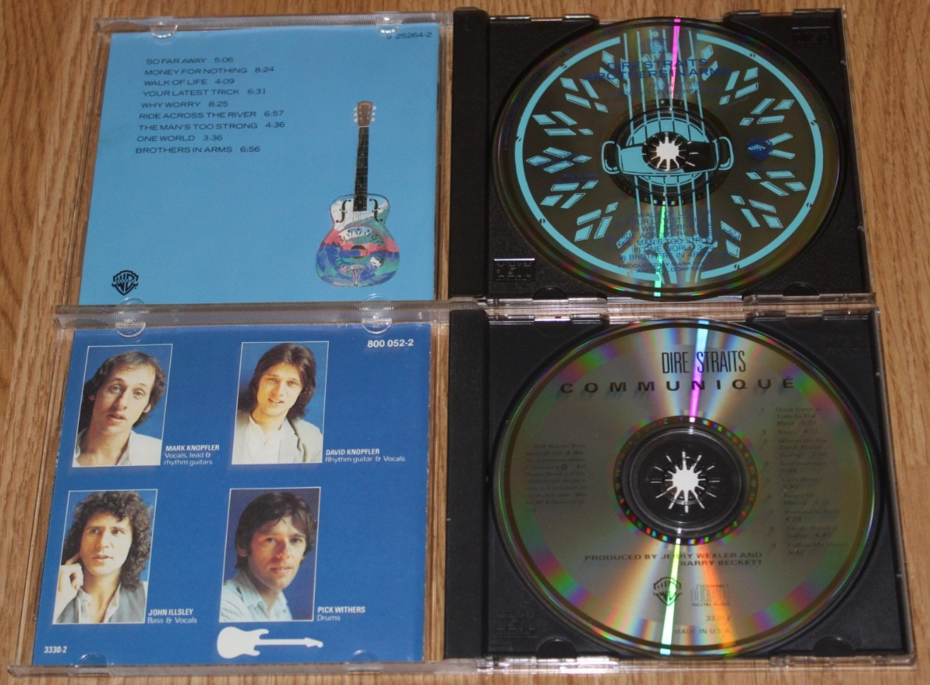 Dire Straits 2 CD Lot: "Communique" and "Brothers In Arms"