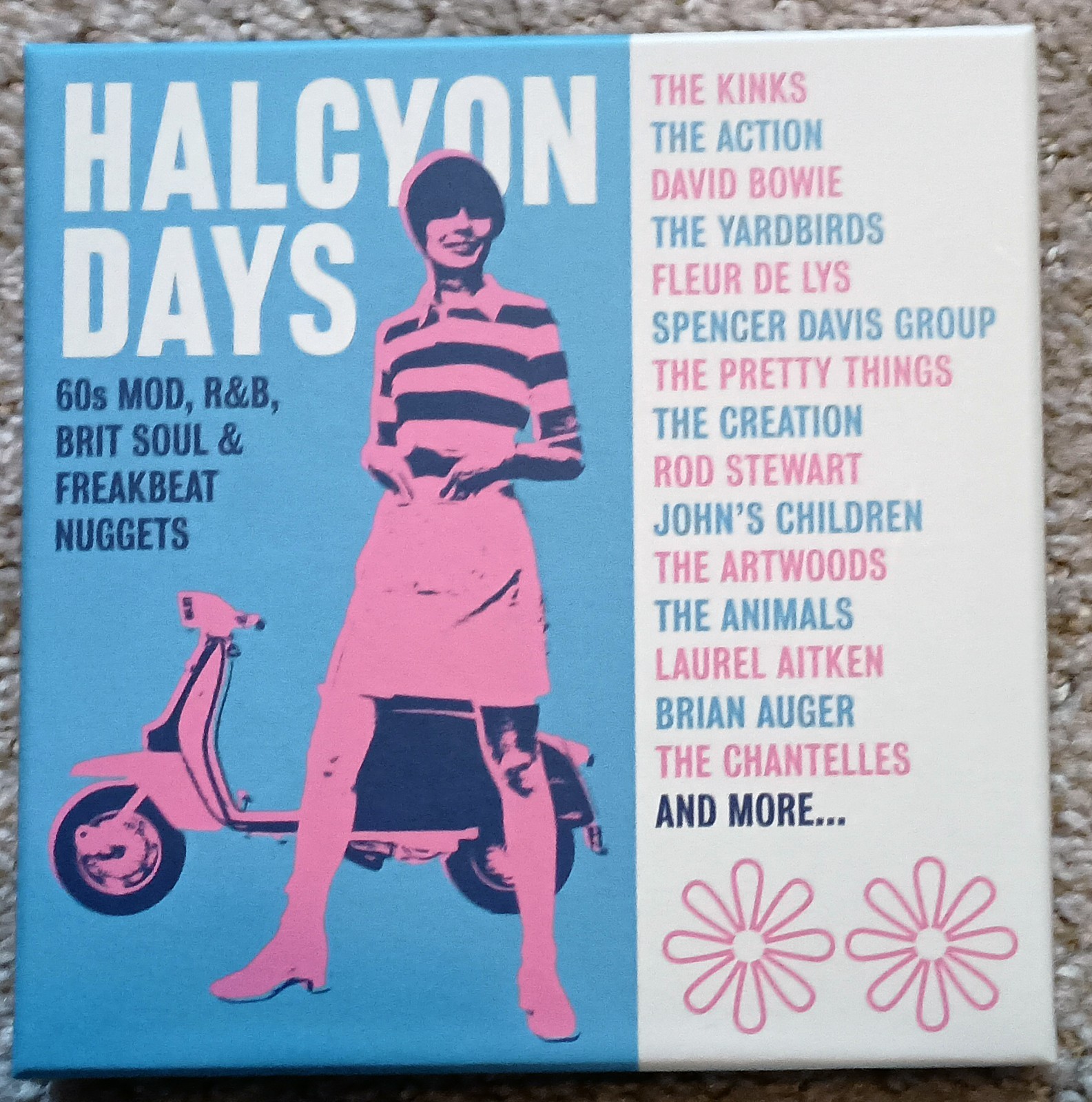 Halcyon Days 3CD Box Set 60s Mod, R&B, Brit Soul & Freakbeat Nuggets