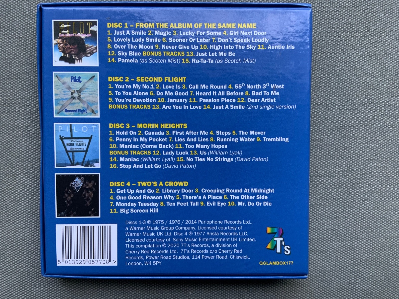 5-CD Lot Box Set Pilot The Albums Magic Second Flight Morin Heights Two’s Crowd