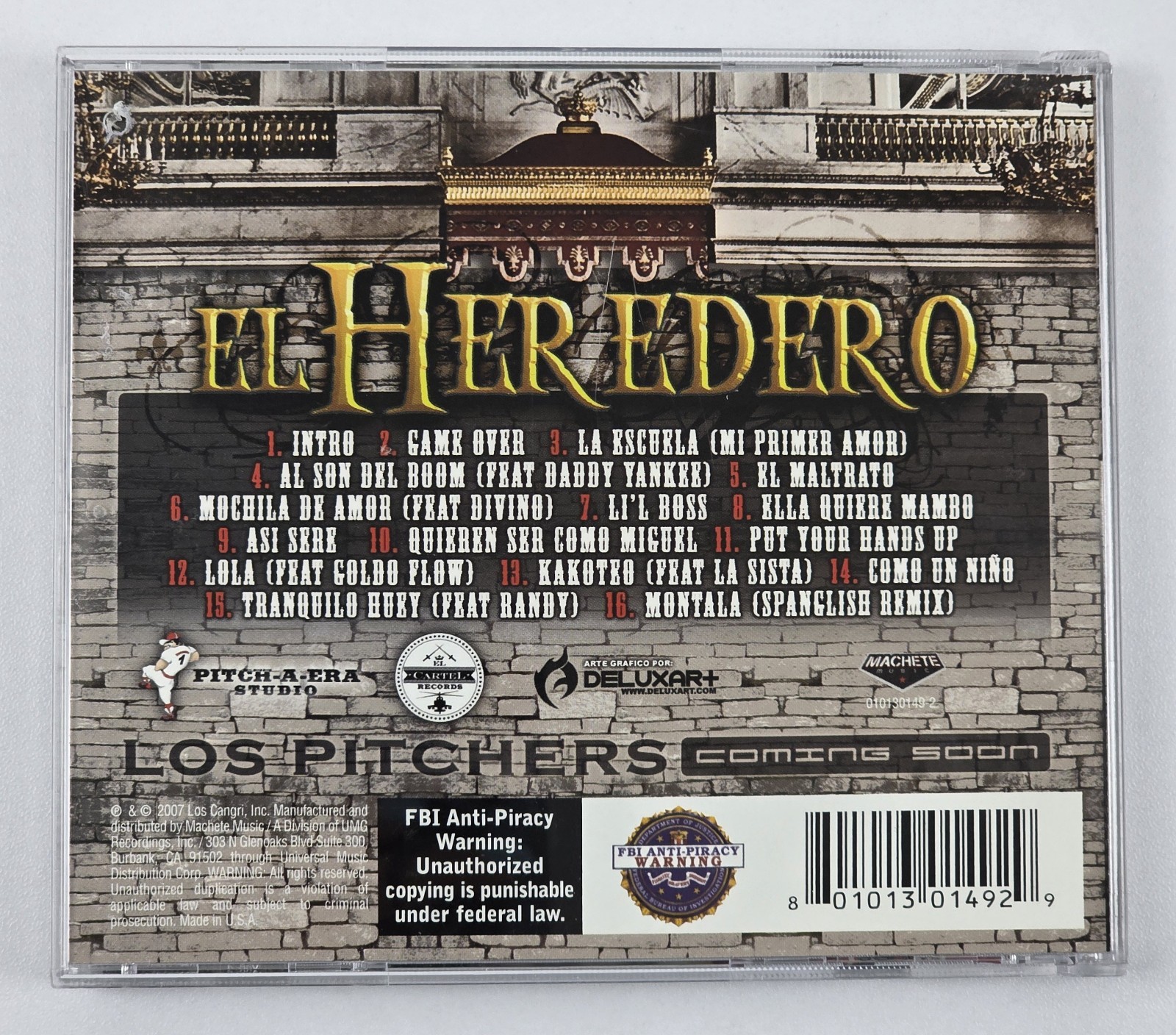 Miguelito El Heredero CD Cartel Machete 2007 Daddy Yankee La Escuela Reggaeton