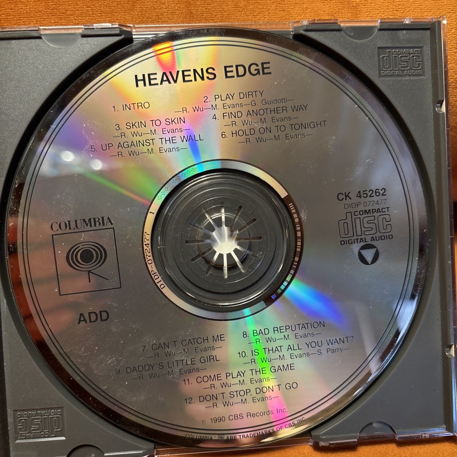 Heavens Edge - Self Titled (CD, 1990) Columbia Records CK-45262 HTF!
