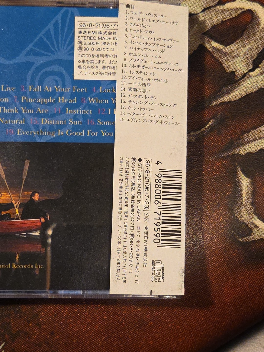 Crowded House – The Very Best Of Japan CD OBI TOCP-8926 Capitol EMI 1996