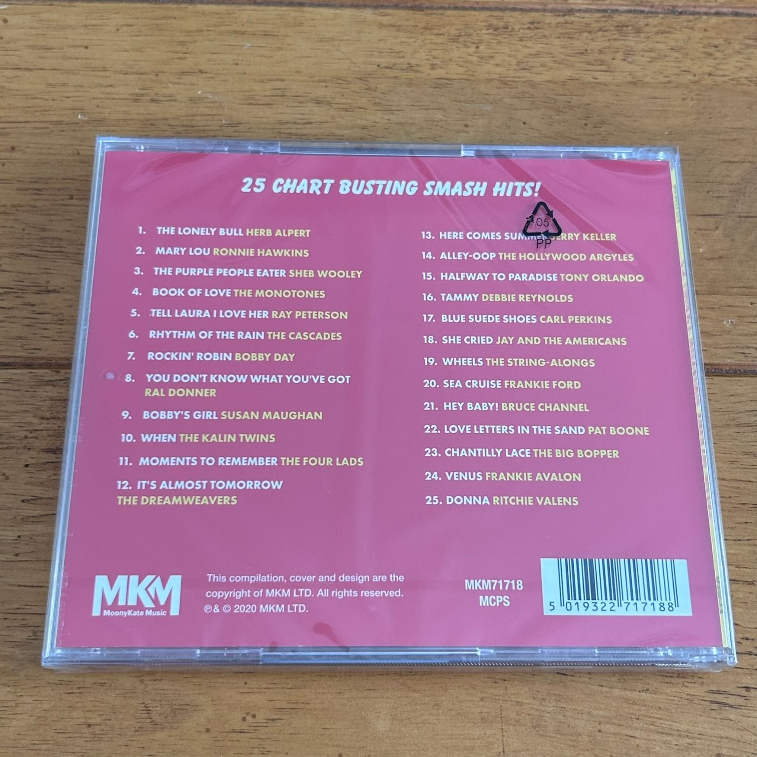 25 Chart Busting Smash Hits! CD 2020 One Hit Wonders Pop Rock MKM Music New