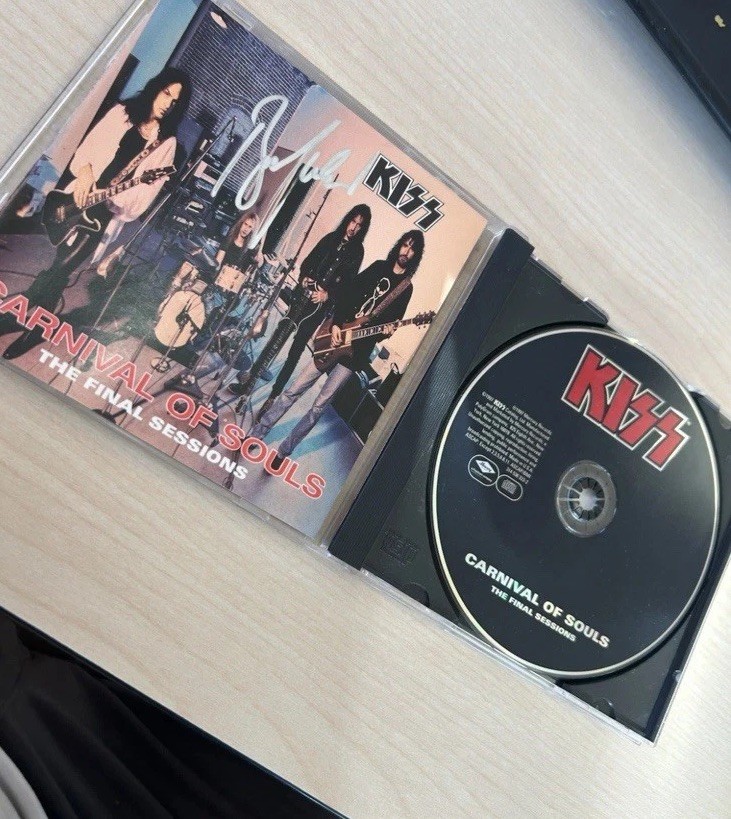 AUTOGRAPH KISS Carnival Of Souls: The Final Sessions(1997, CD) Bruce Kulick Auto