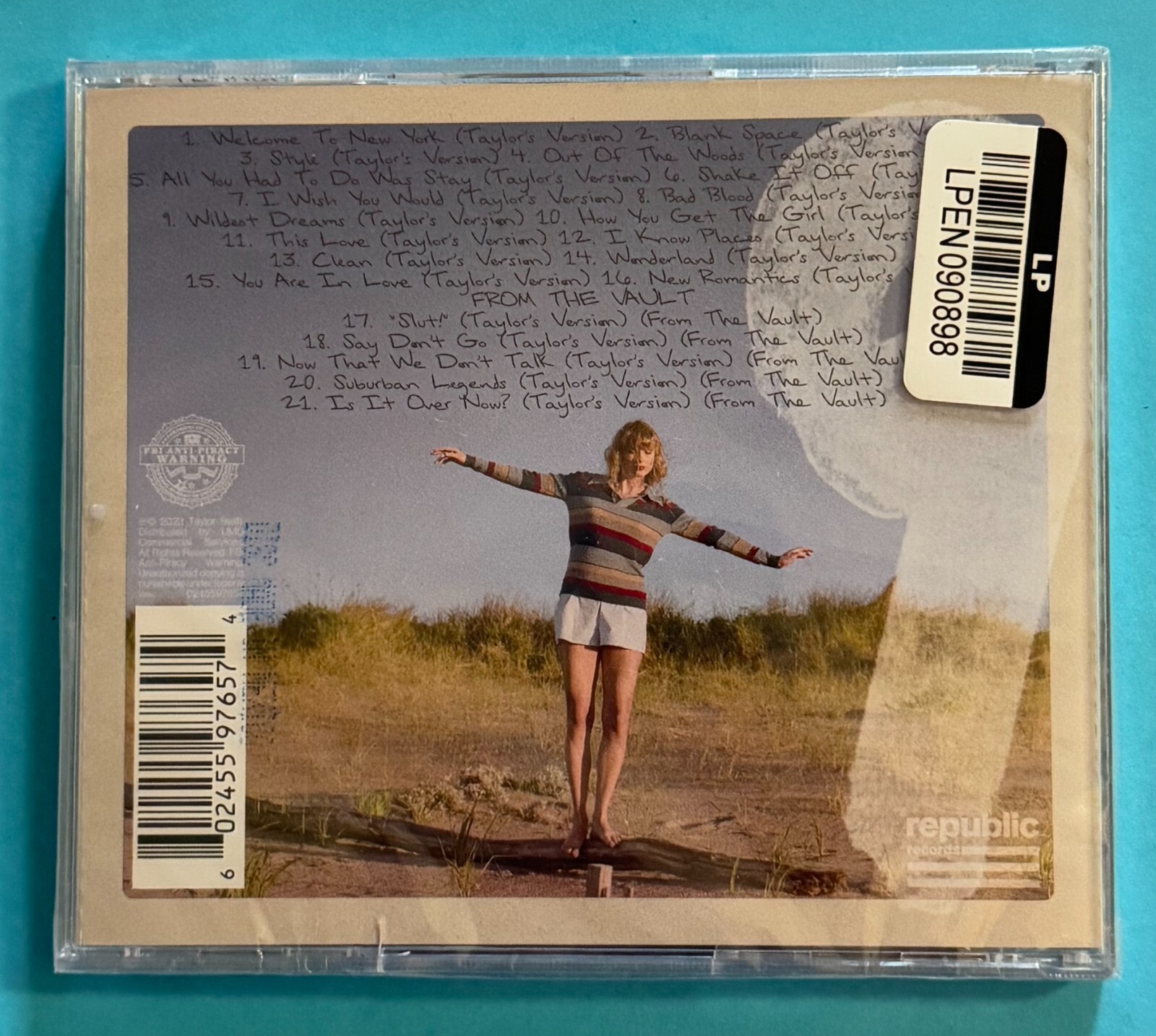 Taylor Swift 1989 (Taylor's Version) Rose Garden Pink Edition CD New/CrackedCase