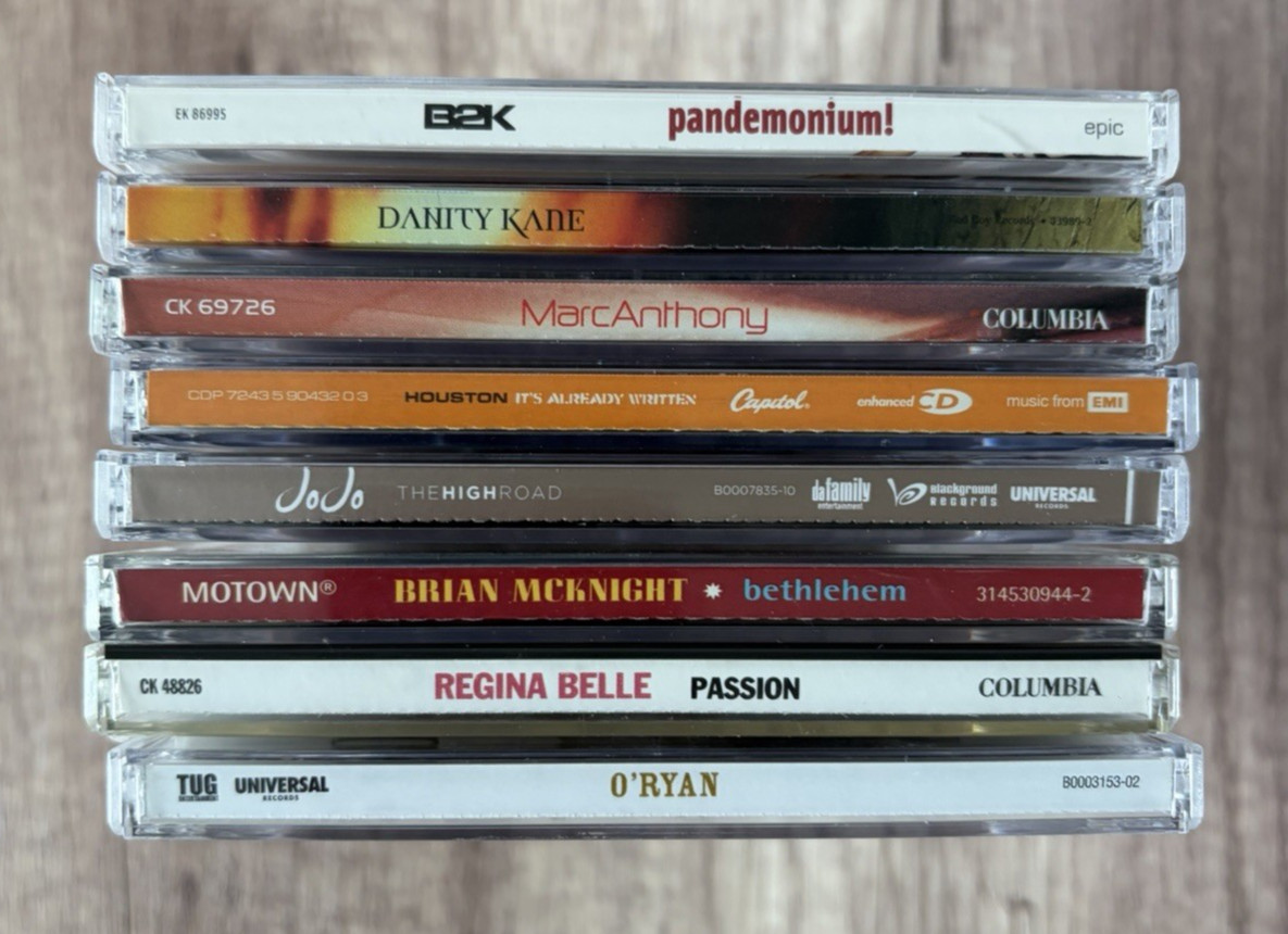 Mixed Genre CD Lot 8 DK B2K Marc Anthony McKnight 90s 2000s 2010s Music CDs