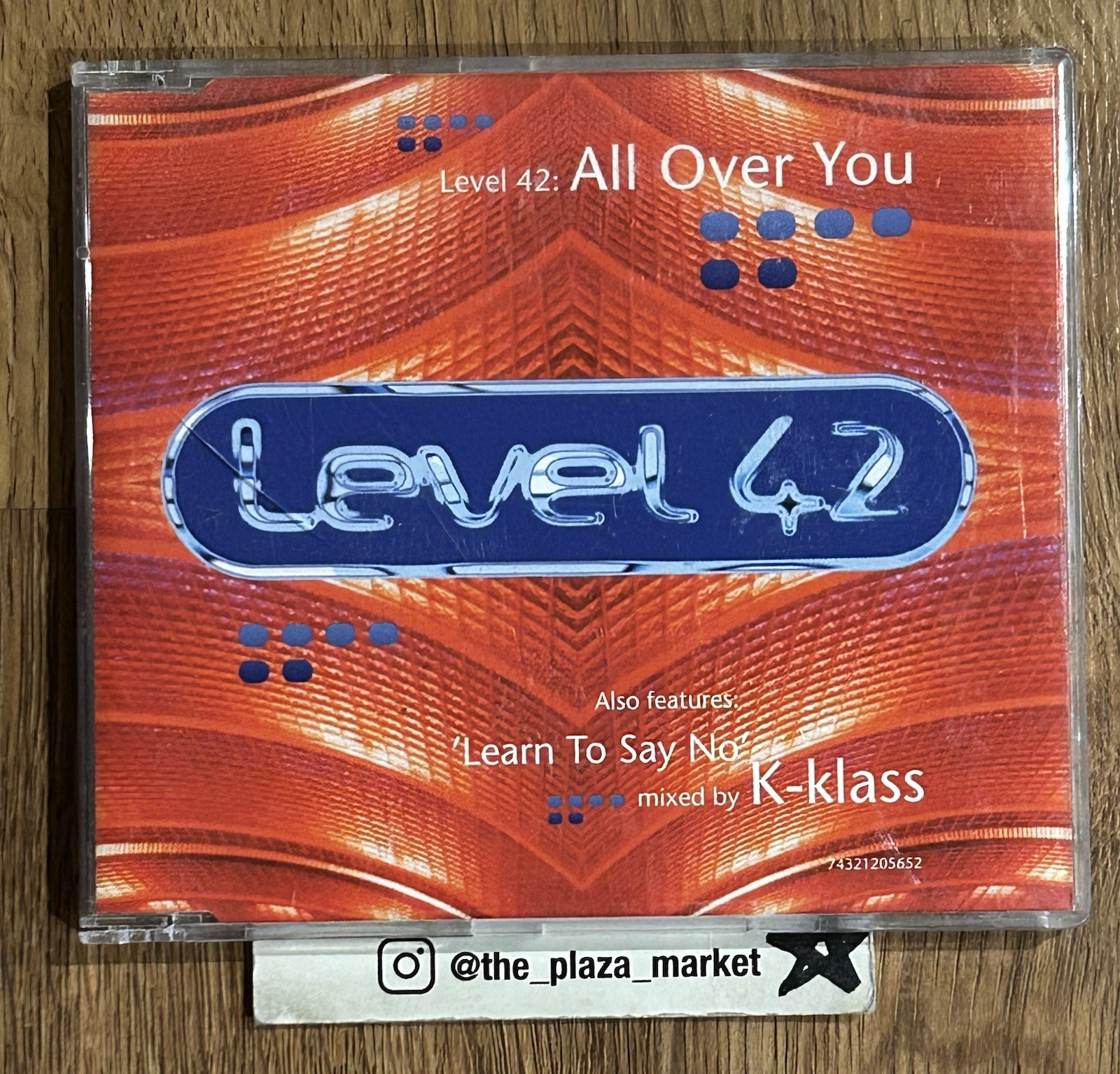 Level 42 All Over You 4 Track CD Single 1994 K Klass Remix music