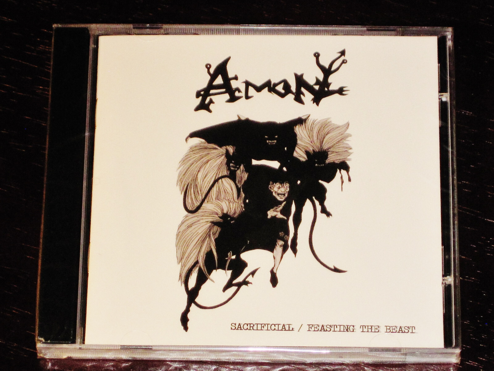 Amon: Sacrificial / Feasting The Beast CD 2023 Deicide Darkness Shall Rise NEW