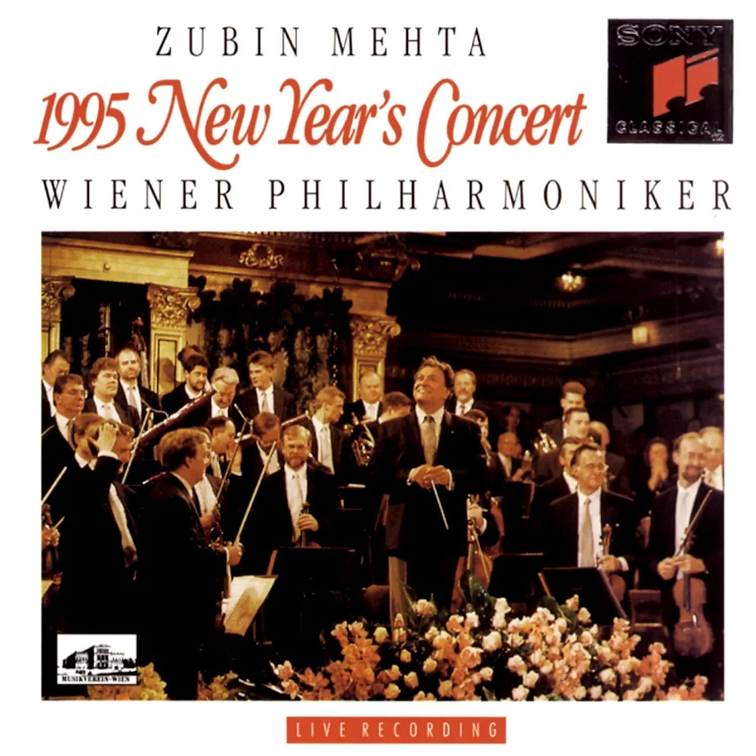 1995 New Year's Concert/Zubin Mehta - Vienna Philharmonic (CD, 1995, Sony)