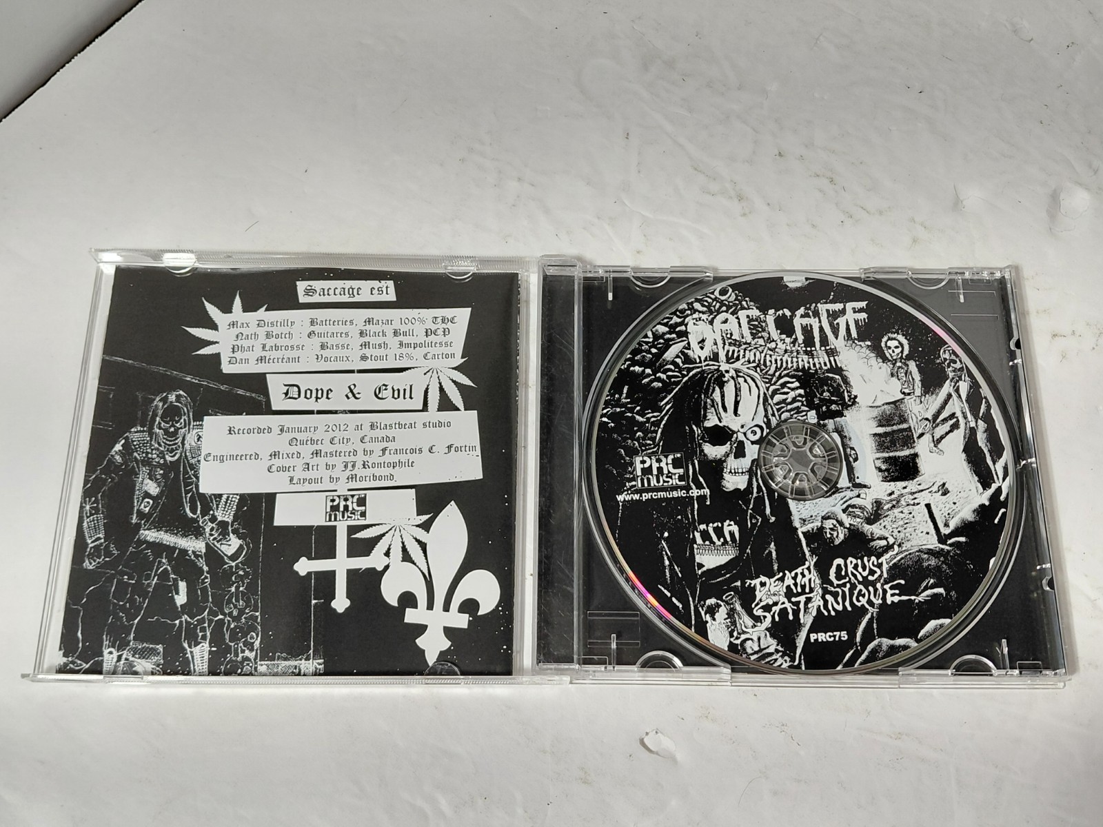 Saccage - Death Crust Satanique CD 2017 Death Metal Thrash