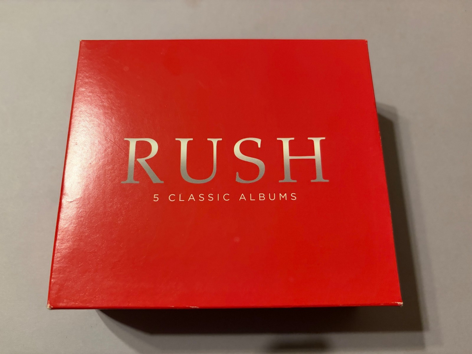 Rush: 5 Classic Albums Box Set (CD, 2012) Remastered, Red Box