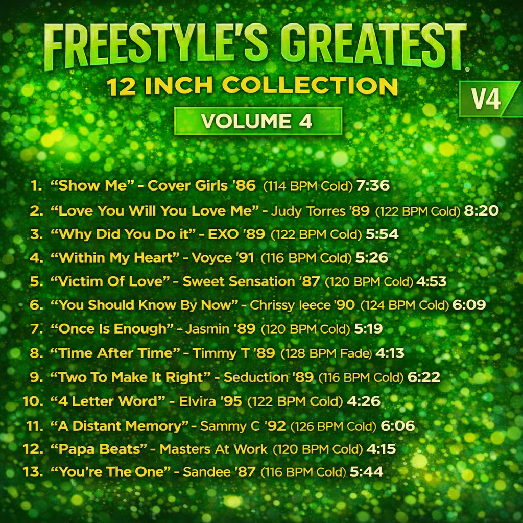 Freestyle Hard to Find 12" Versions - Over 130 Unedited Original Tracks for DJ's