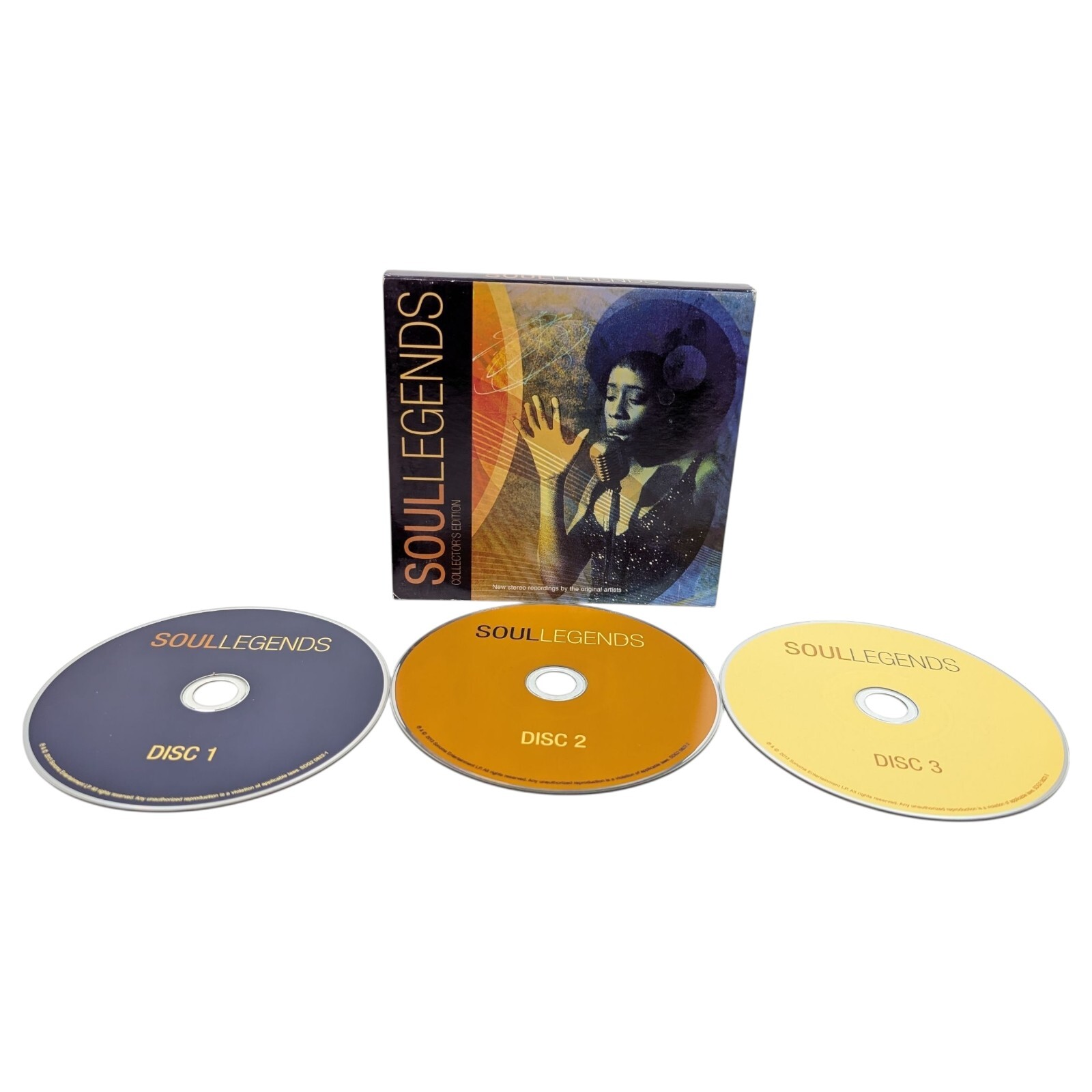 Soul Legends, Collectors Edition, 3 disc CD Set Original Artists 2013