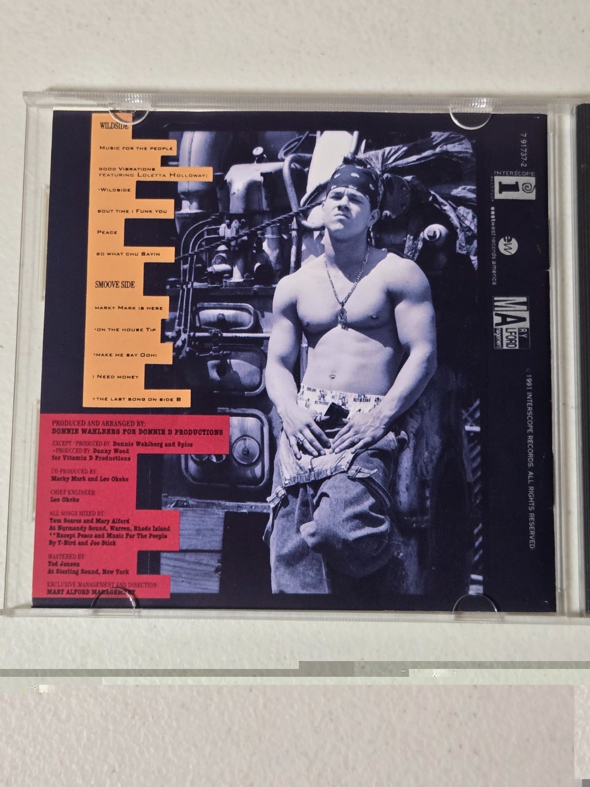 Marky Mark and the Funky Bunch: Music for the People CD 1991 Interscope