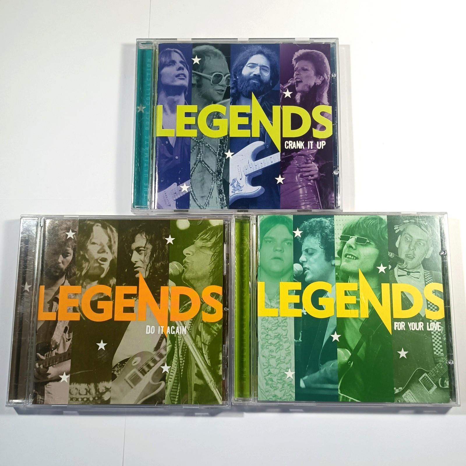 Time Life Legends lot of seven CDs 2003 2004 classic rock 1960s 1970s tested