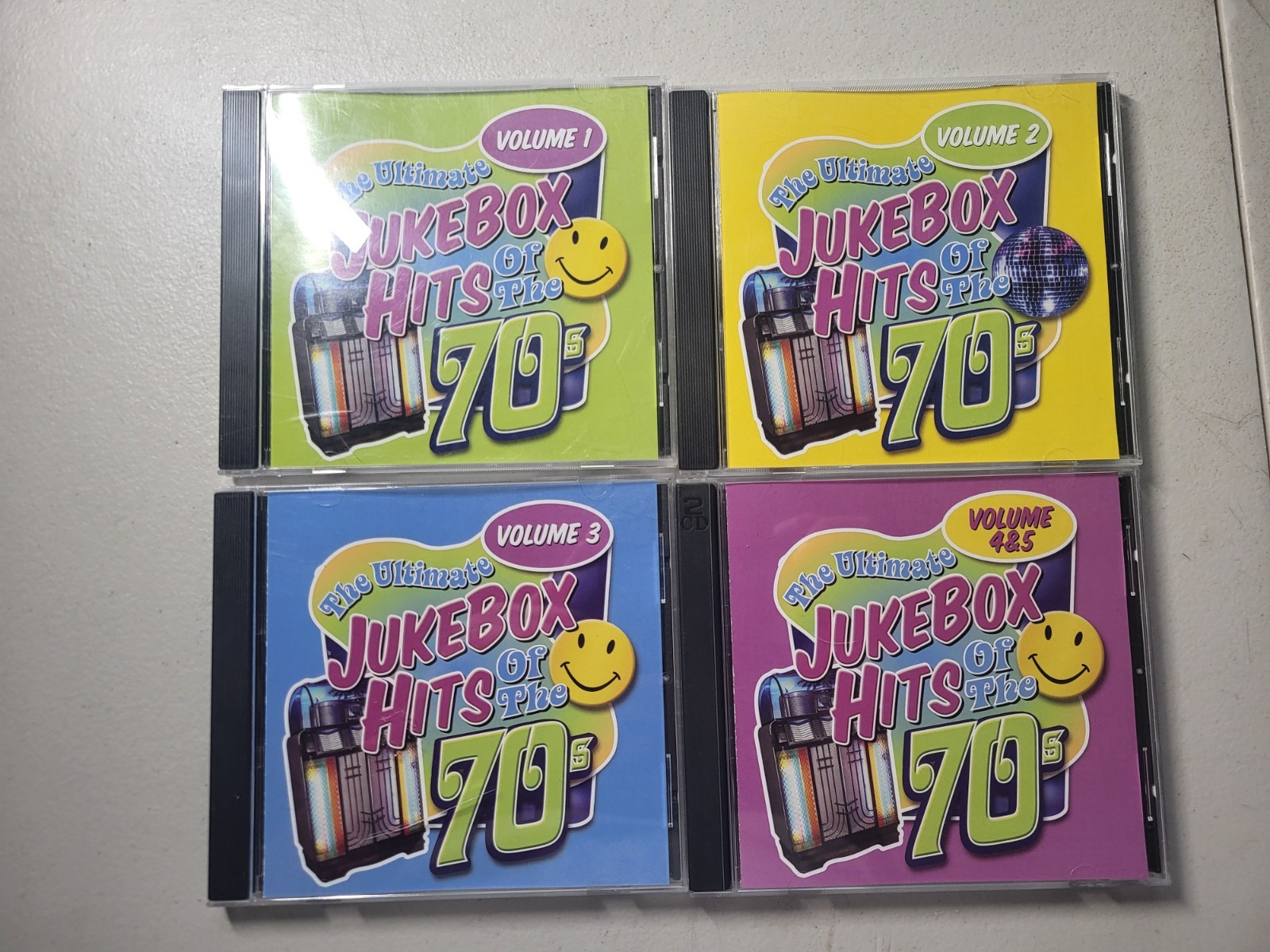 THE ULTIMATE JUKEBOX HITS OF THE 70's 5 - CD Set VG Free Shipping