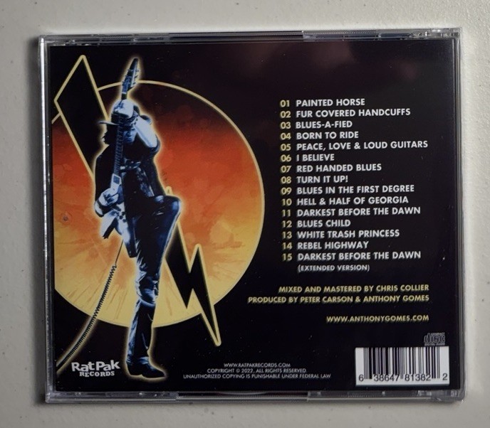 Anthony Gomes - High Voltage Blues (CD, 2022) BRAND NEW! FREE SHIPPING! 15 Songs