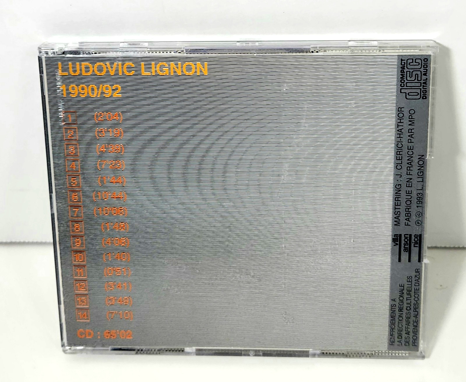 Ludovic Lignon 1990/92 (1993, MPO, CD) Import