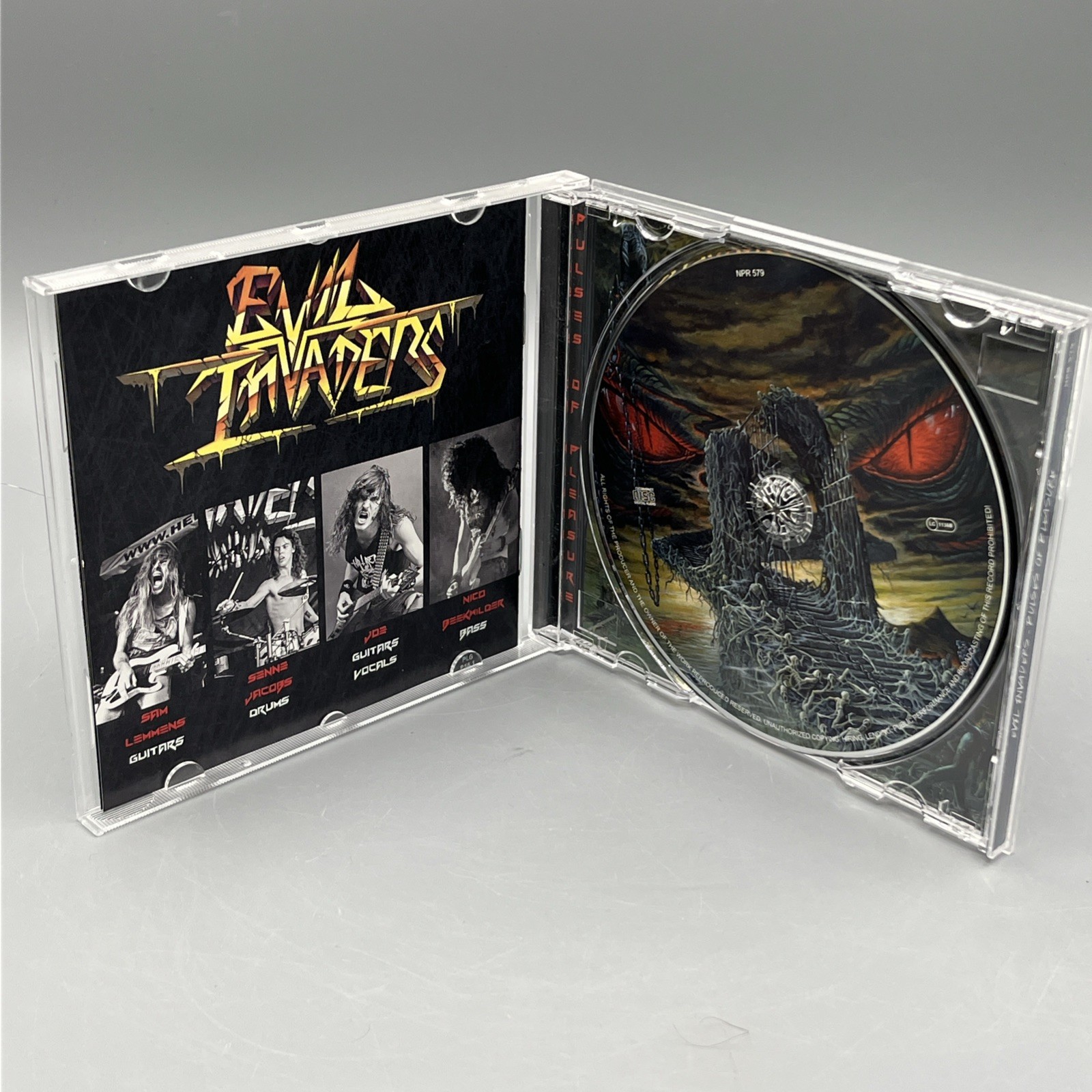 EVIL INVADERS PULSES OF PLEASURE CD Thrash Speed Metal