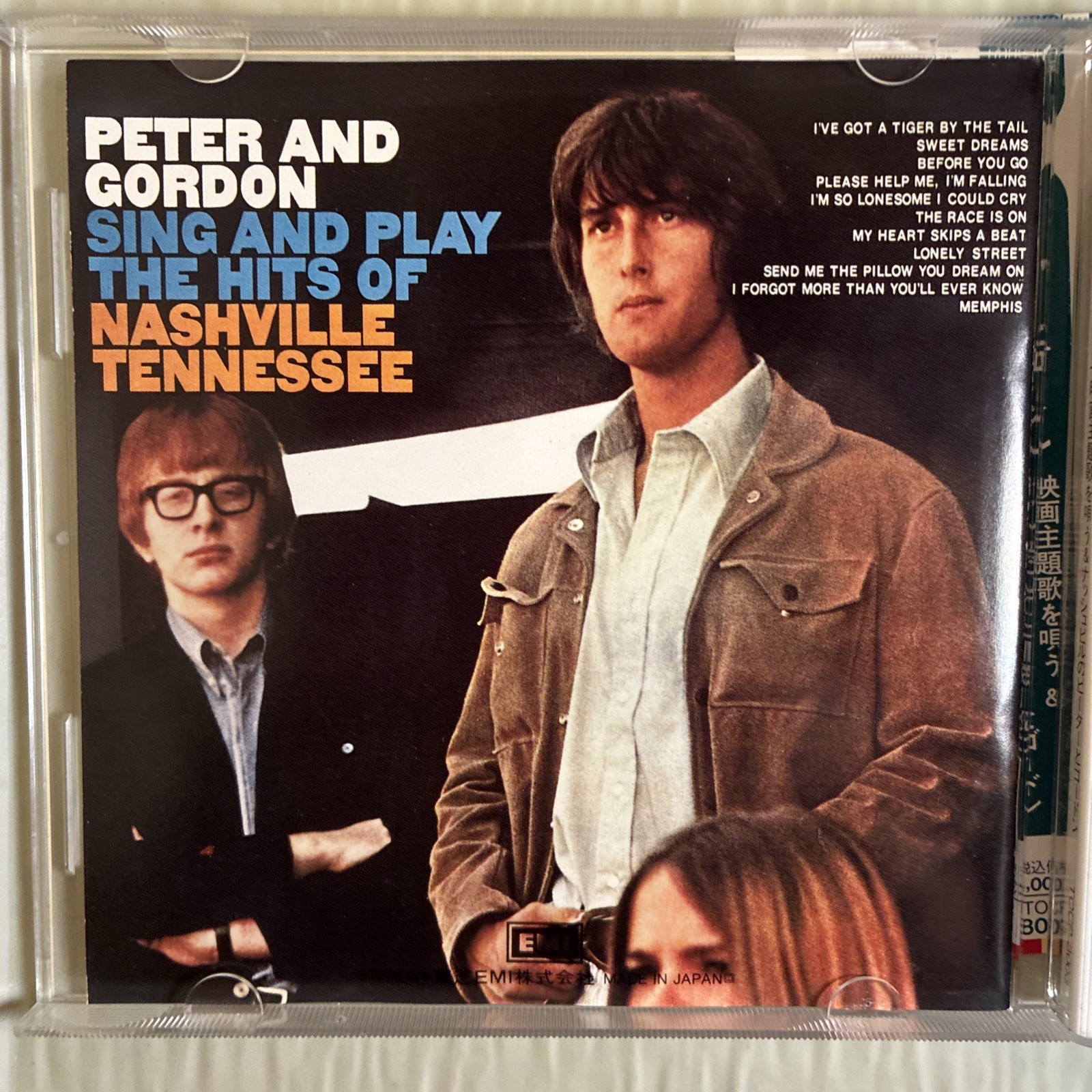 PETER & GORDON - Somewhere + The Hits Of Nashville Japan CD 1993 TOCP-8003 VG++