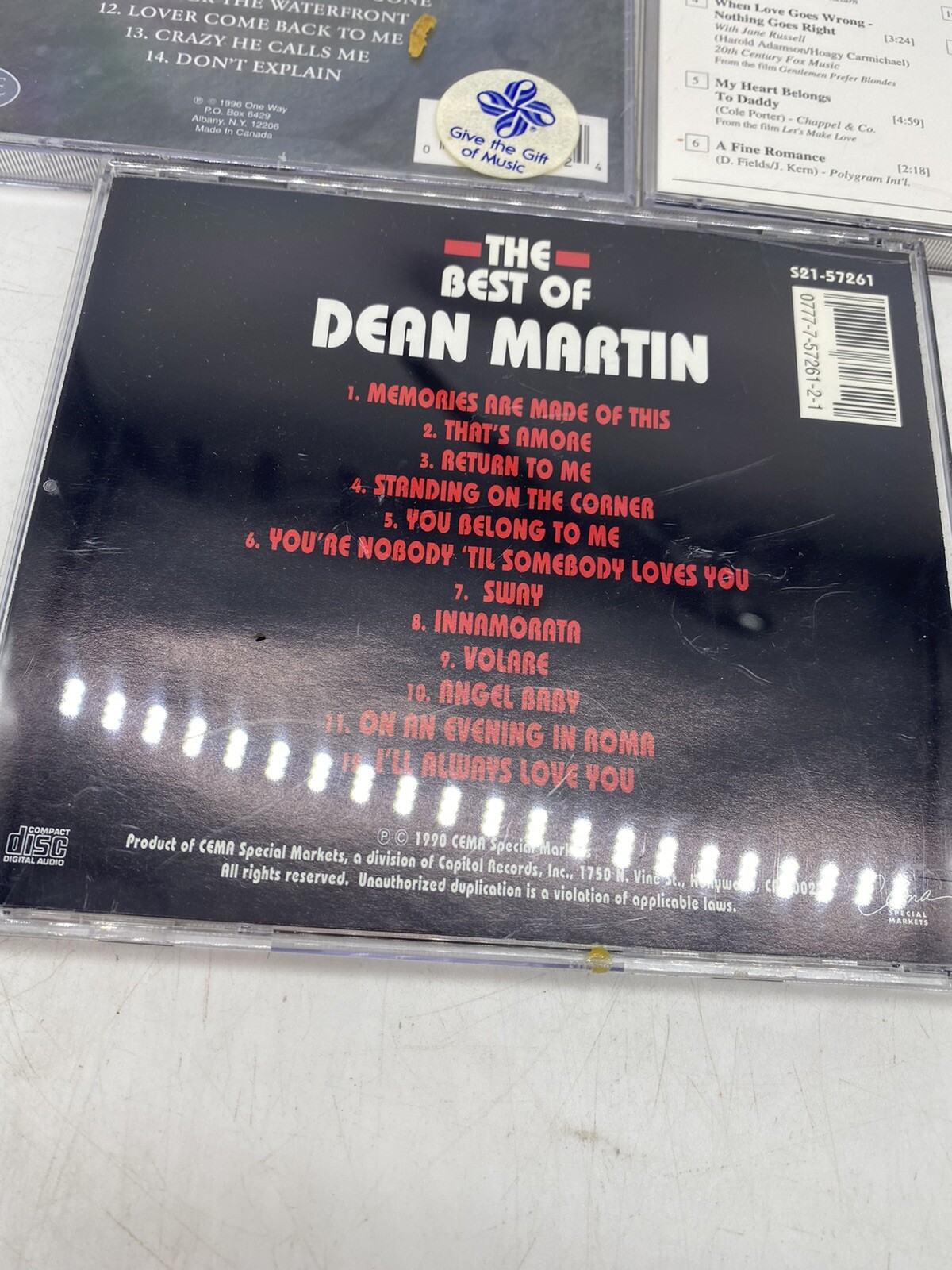 Oldies CD Lot 1950's 1960's Dean Martin Bing Crosby Count Basie Billie Read Desc