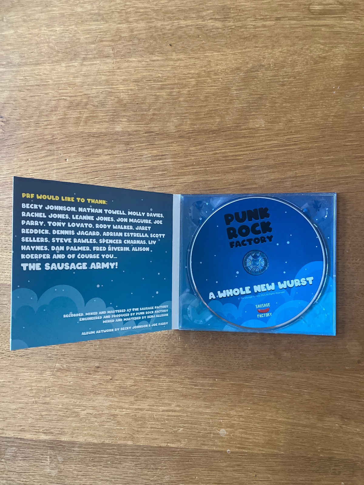 Punk Rock Factory - A Whole New Wurst digipak CD VERY GOOD