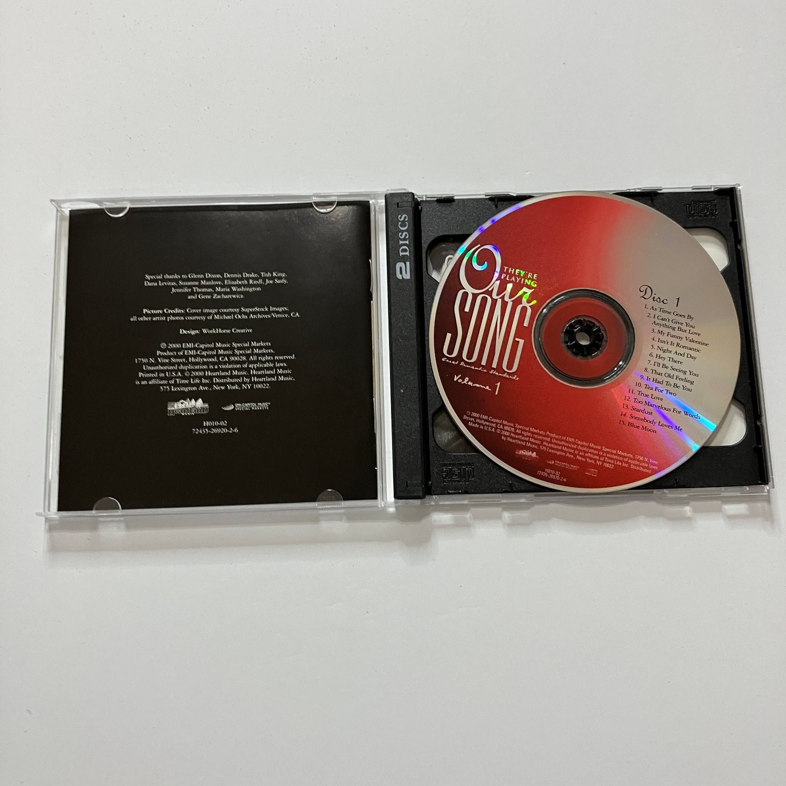 Various Artists – They're Playing Our Song Vol 1 2 CD Set 2000 Pop Vocal
