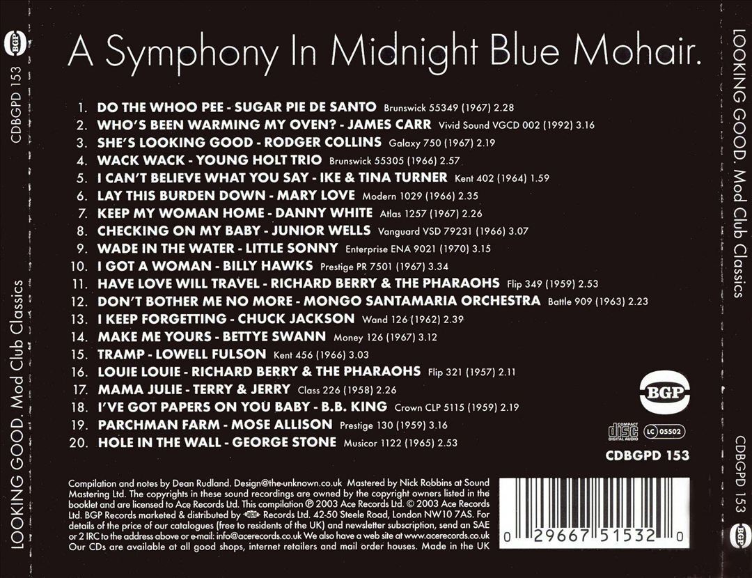 VARIOUS ARTISTS - LOOKING GOOD: MOD CLUB CLASSICS NEW CD