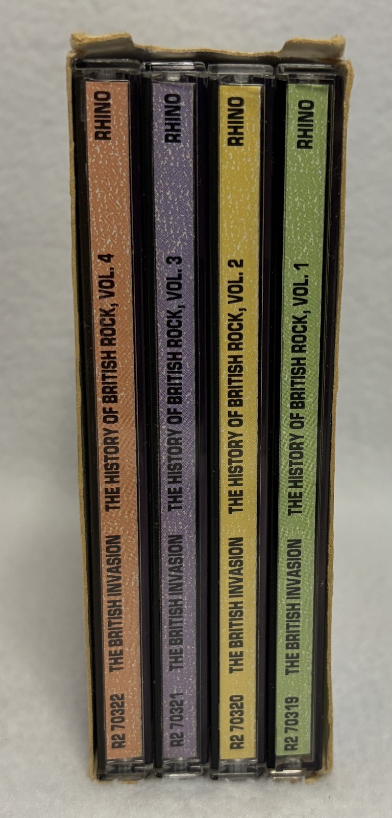 The British Invasion: The History of British Rock Vol. 1-4 CD Box Set - Rhino EX