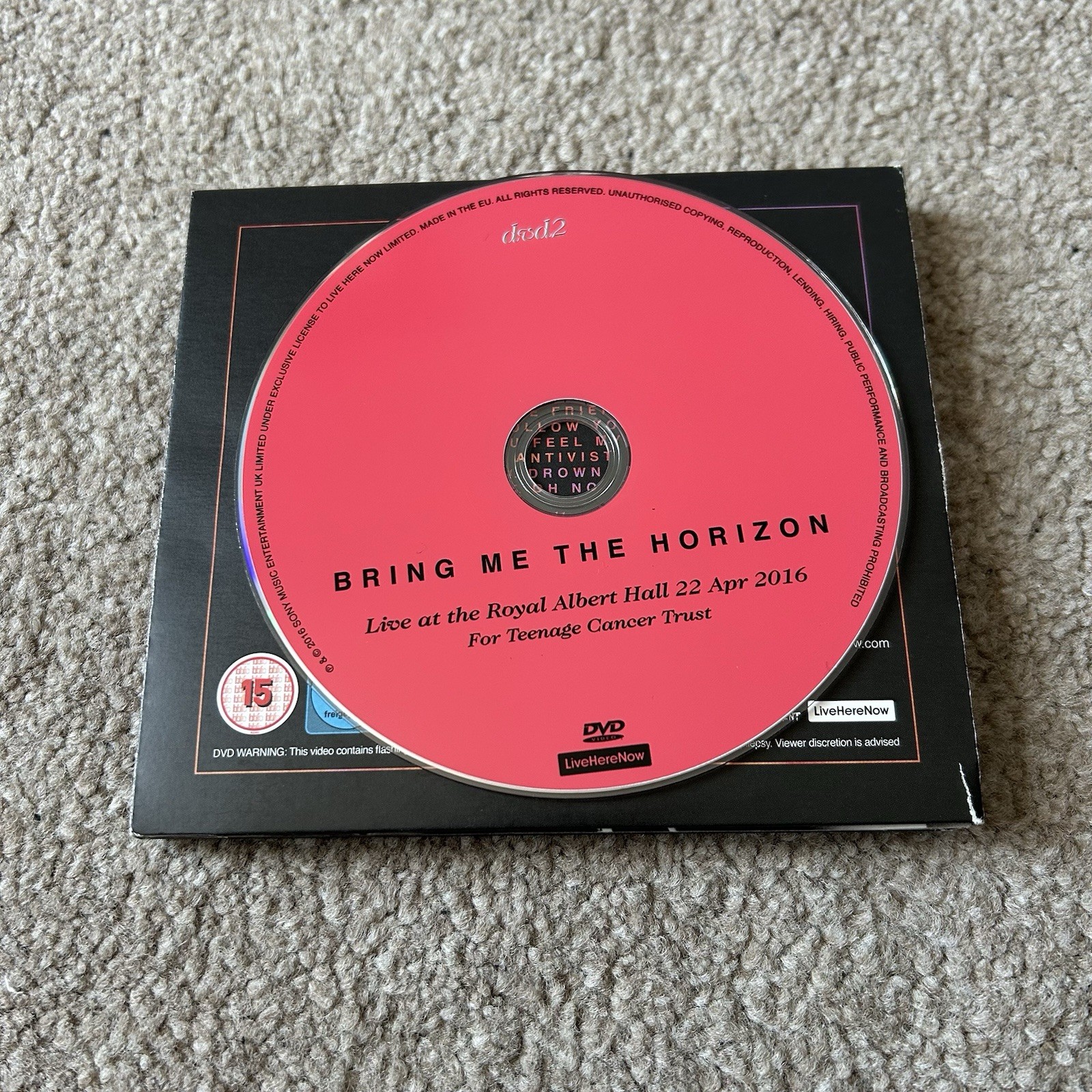Bring Me The Horizon – Live At The Royal Albert Hall SIGNED 2xCD & 2xDVD 2016
