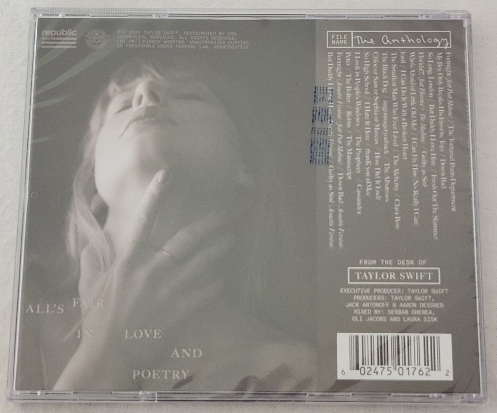 Taylor Swift - The Tortured Poets Department: The Anthology CD (Target) - Sealed