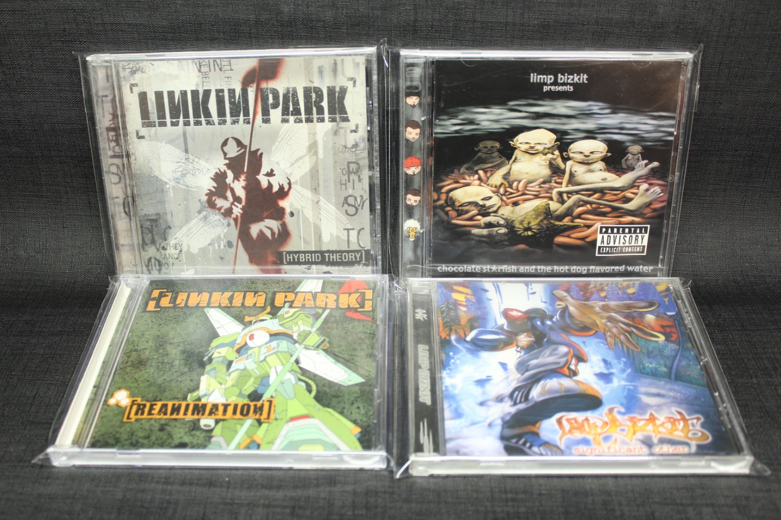 LINKIN PARK, LIMP BIZKIT 2 CDs Other, Chocolate , Reanimation, Hybrid Theory CD