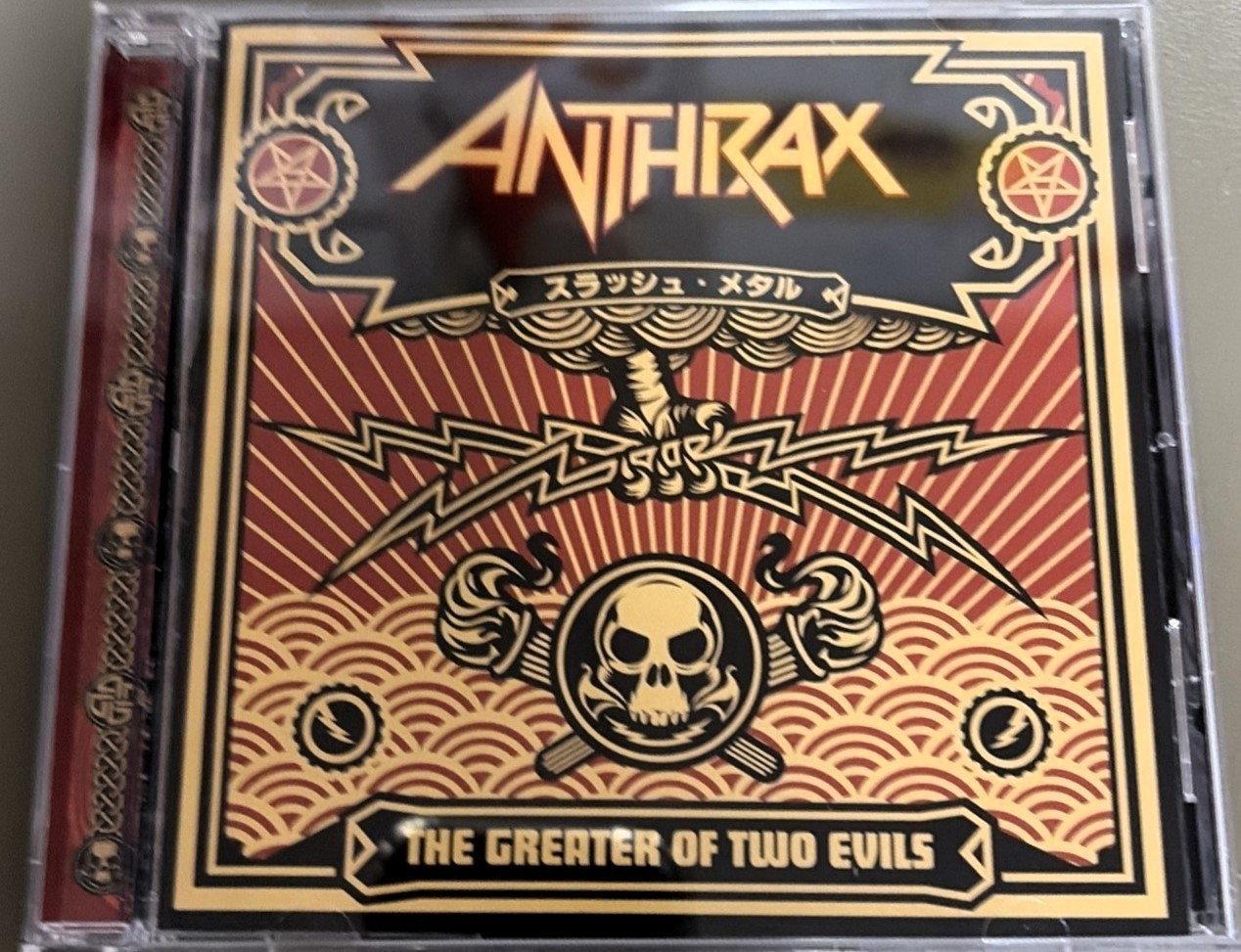 Anthrax: The Greater Of Two Evils MINT- Cd 2004 Sanctuary USA Fast Free Shipping
