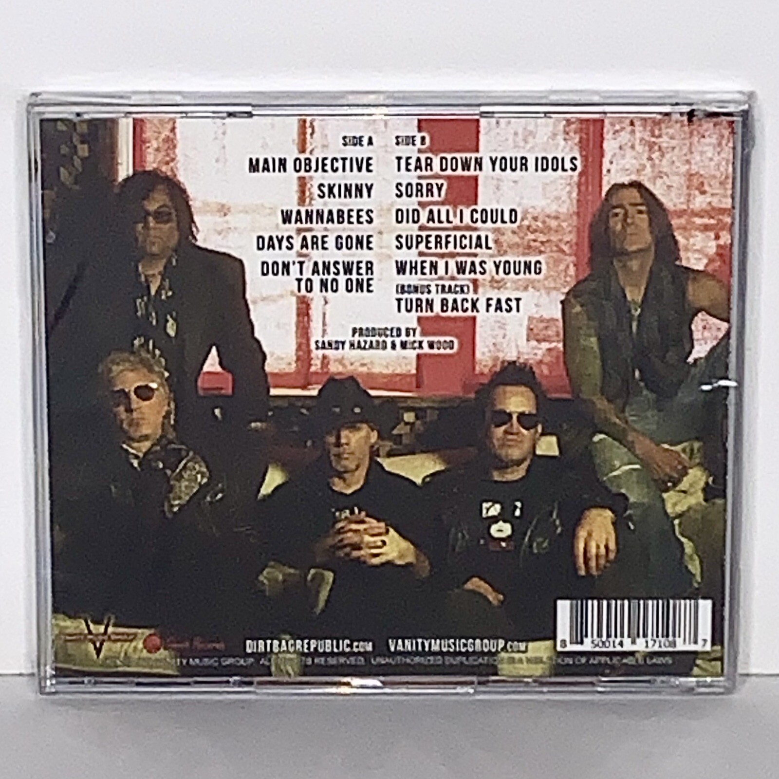 Factory Sealed (shrink wrapped) Tear Down Your Idols by Dirtbag Republic CD