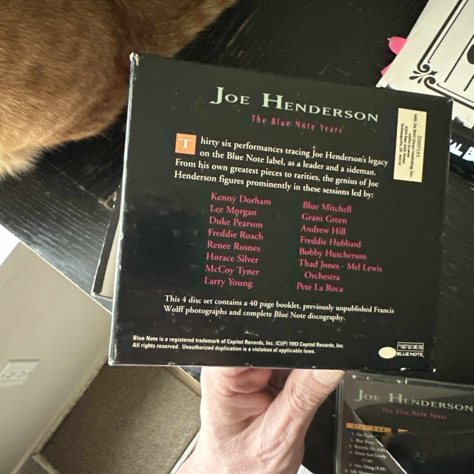 JOE HENDERSON The Blue Note Years 4 CD Box Set & Booklet 1993