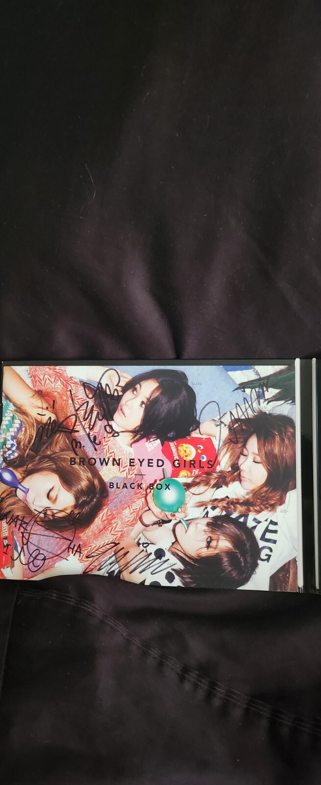 Brown Eyed Girls "Black Box" - 2013 WITH Narsha Signed Photo!