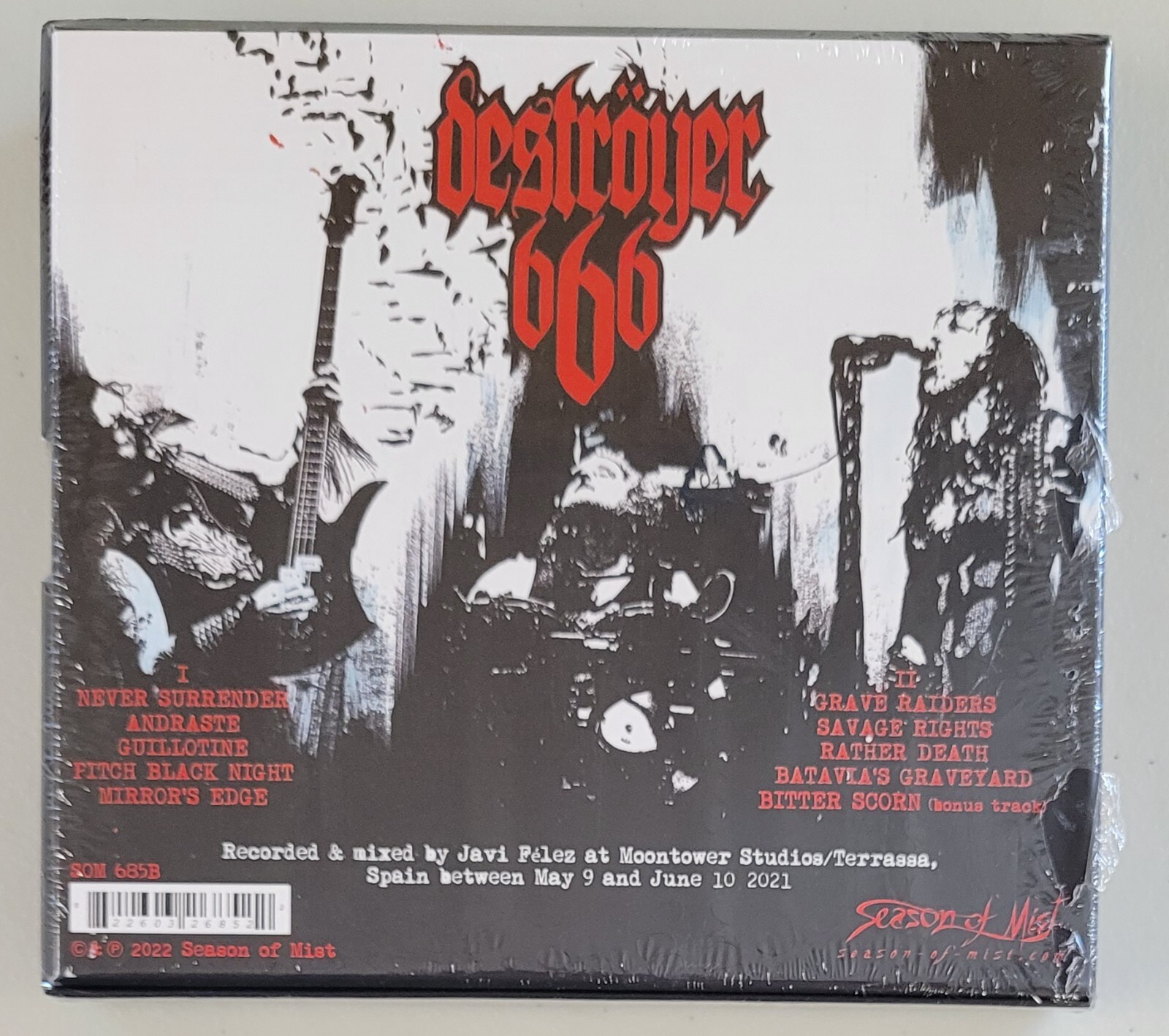 Destroyer 666 Never Surrender New CD Digibox Pendant Patch Thrash Black Metal