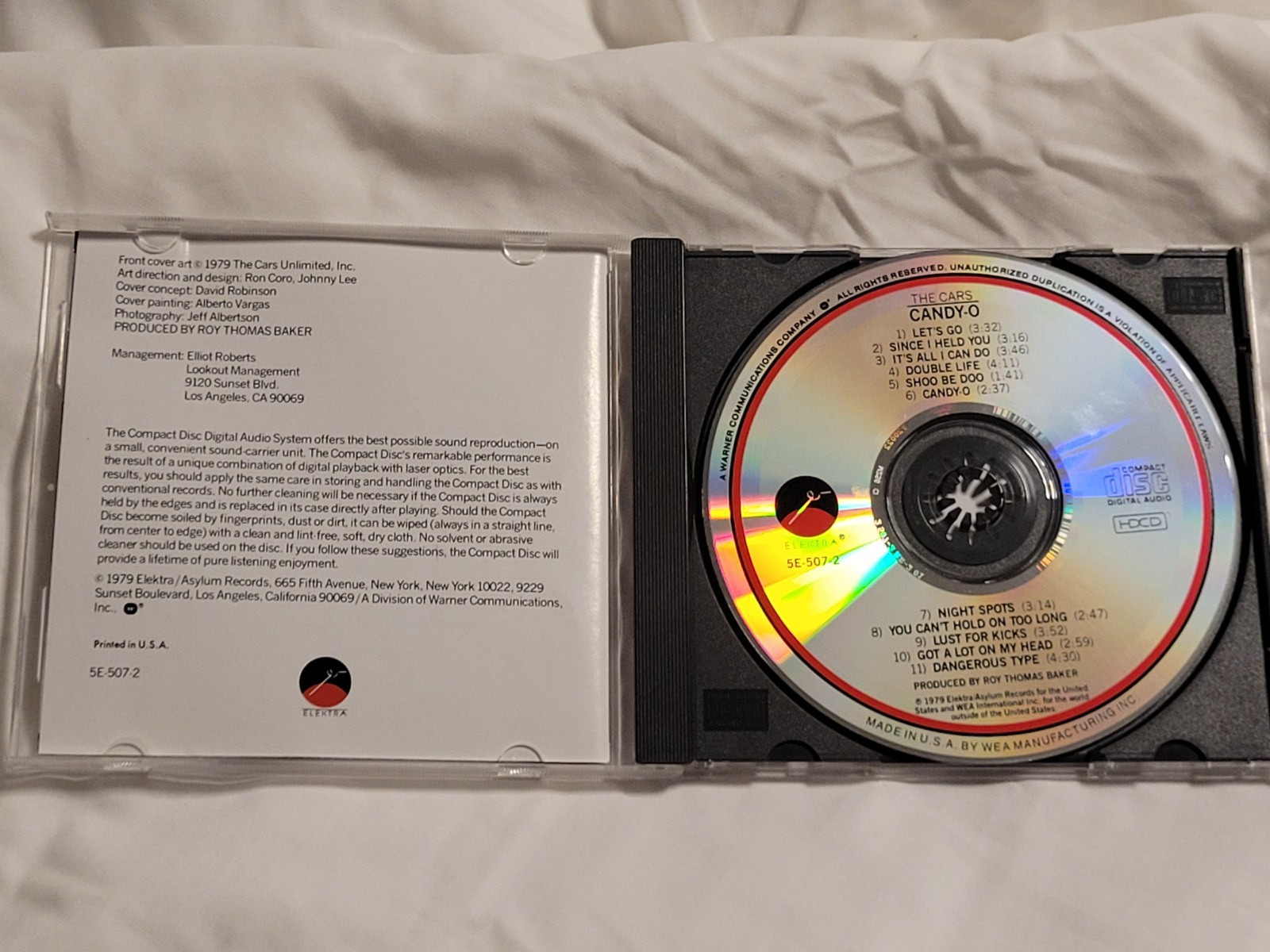 The Cars Candy-O CD