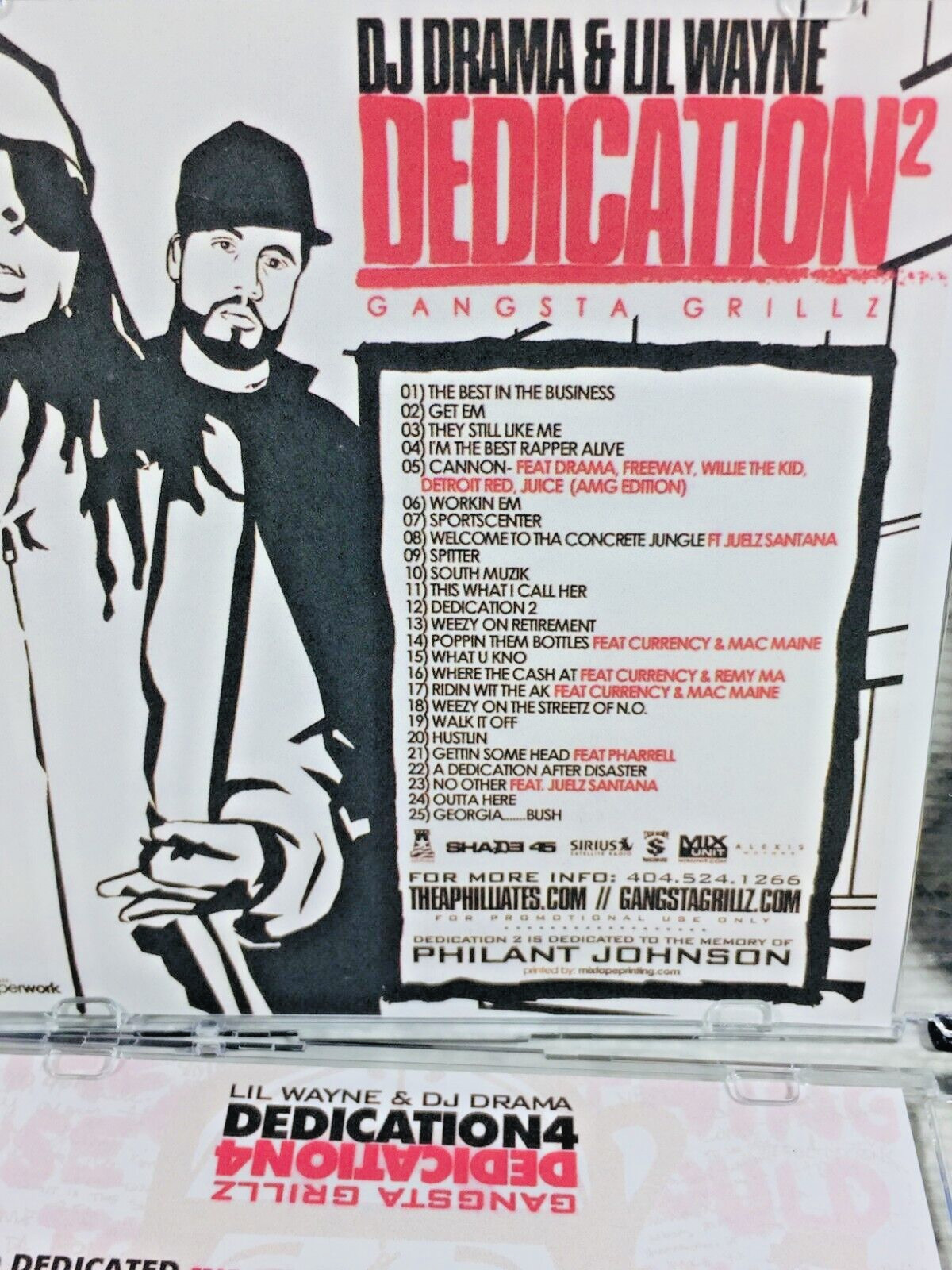LIL WAYNE - DEDICATION (1-6) 1 2 3 4 5 6 RELOADED PROMO MIXTAPE MIX CD LOT OF 7