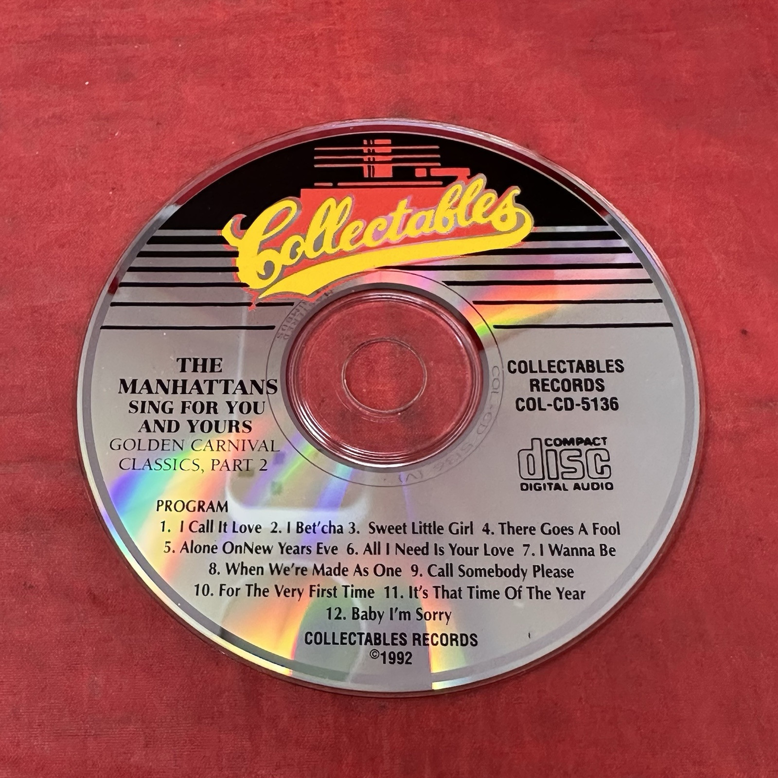 The Manhattans Golden Classics Part Two CD Stereo