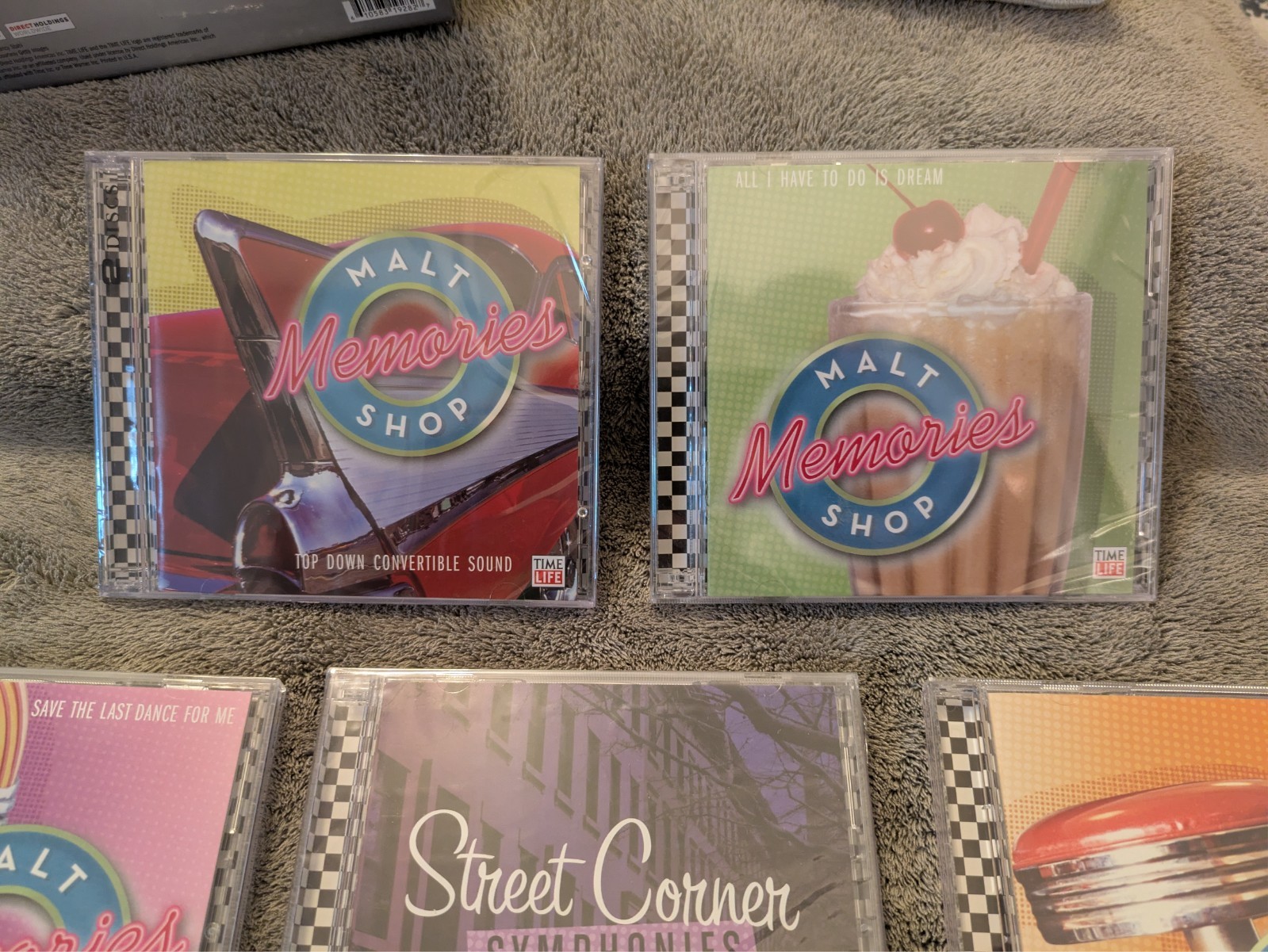 Time Life Malt Shop Memories 1950s 1960s Oldies Pop Rock Doo-Wop 10 CD Box Set
