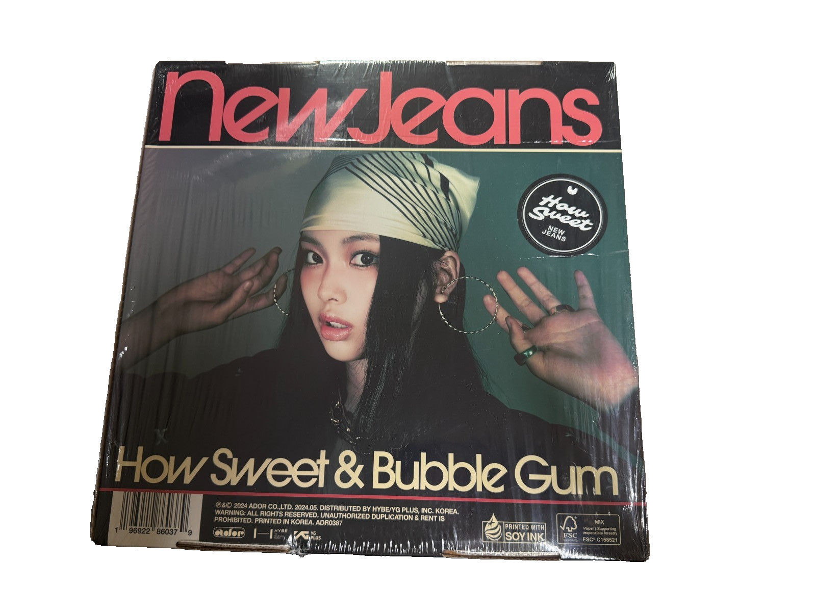 New Jeans - How Sweet & Bubble Gum Hyein Ver. SEALED