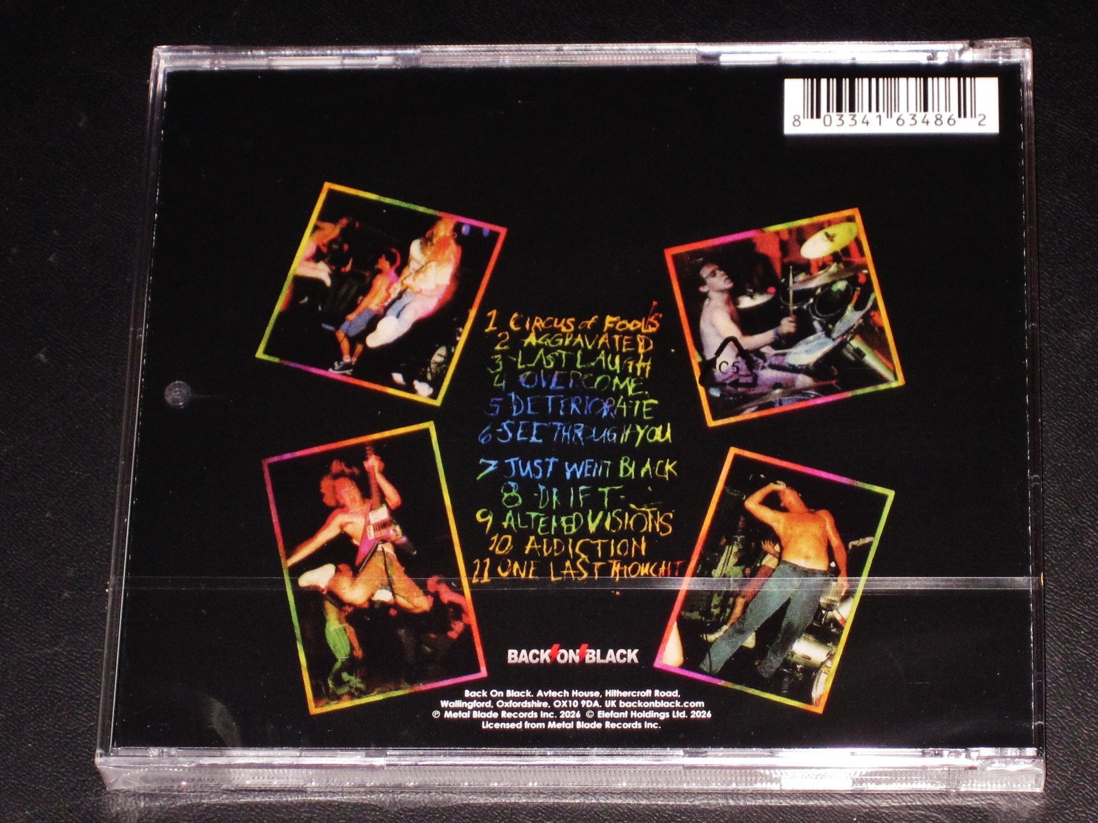 Cryptic Slaughter: Stream Of Consciousness CD 2026 Reissue Back On Black UK NEW